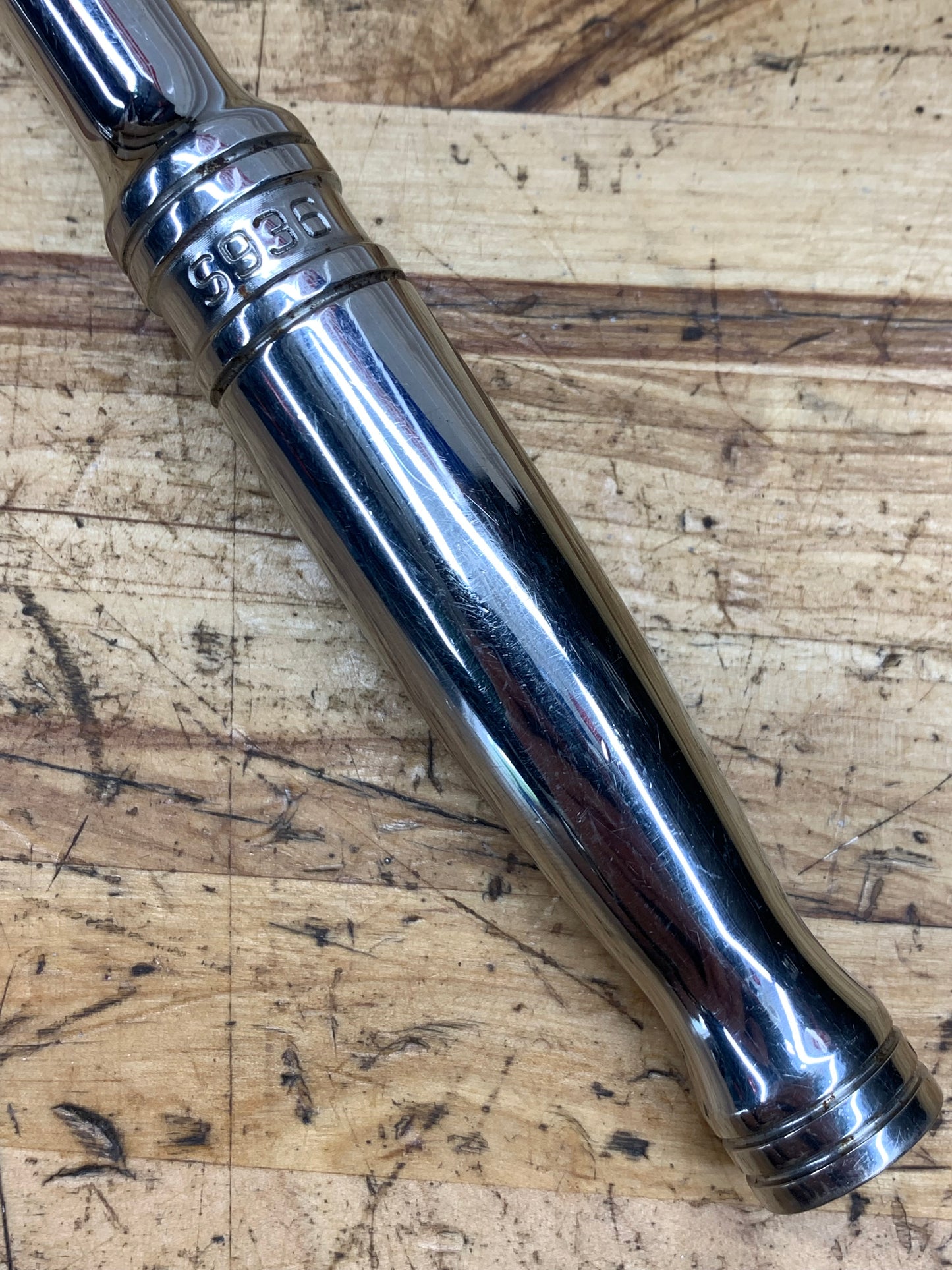 Snap On 1/2" Chrome Handle Ratchet USA S936
