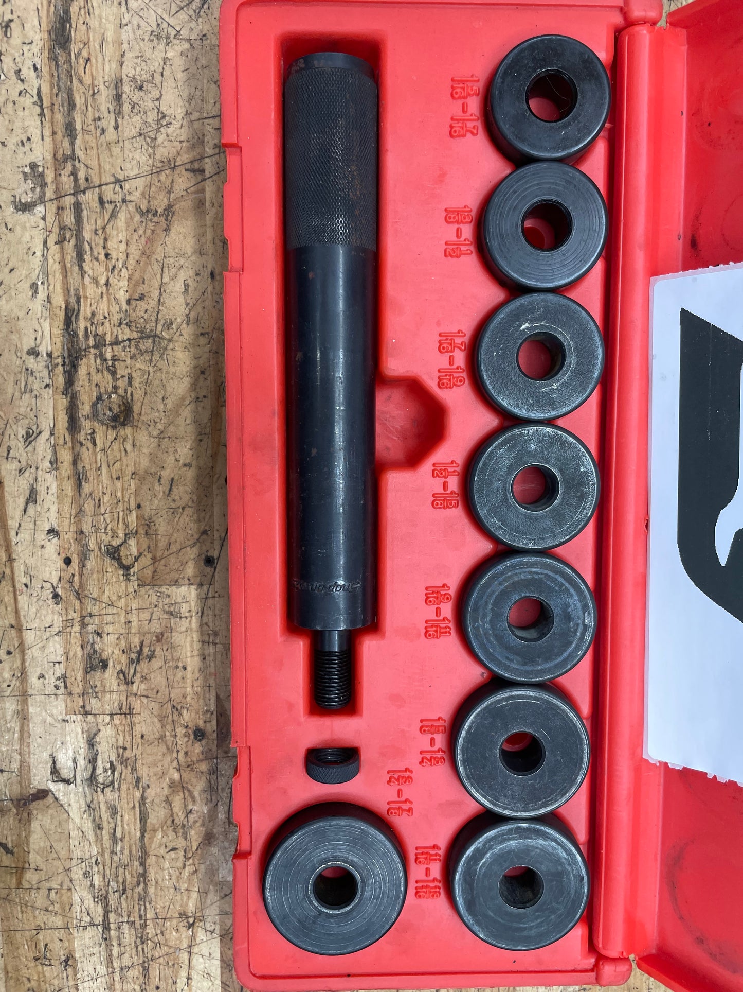 Snap On Bushing Driver Set USA A158B