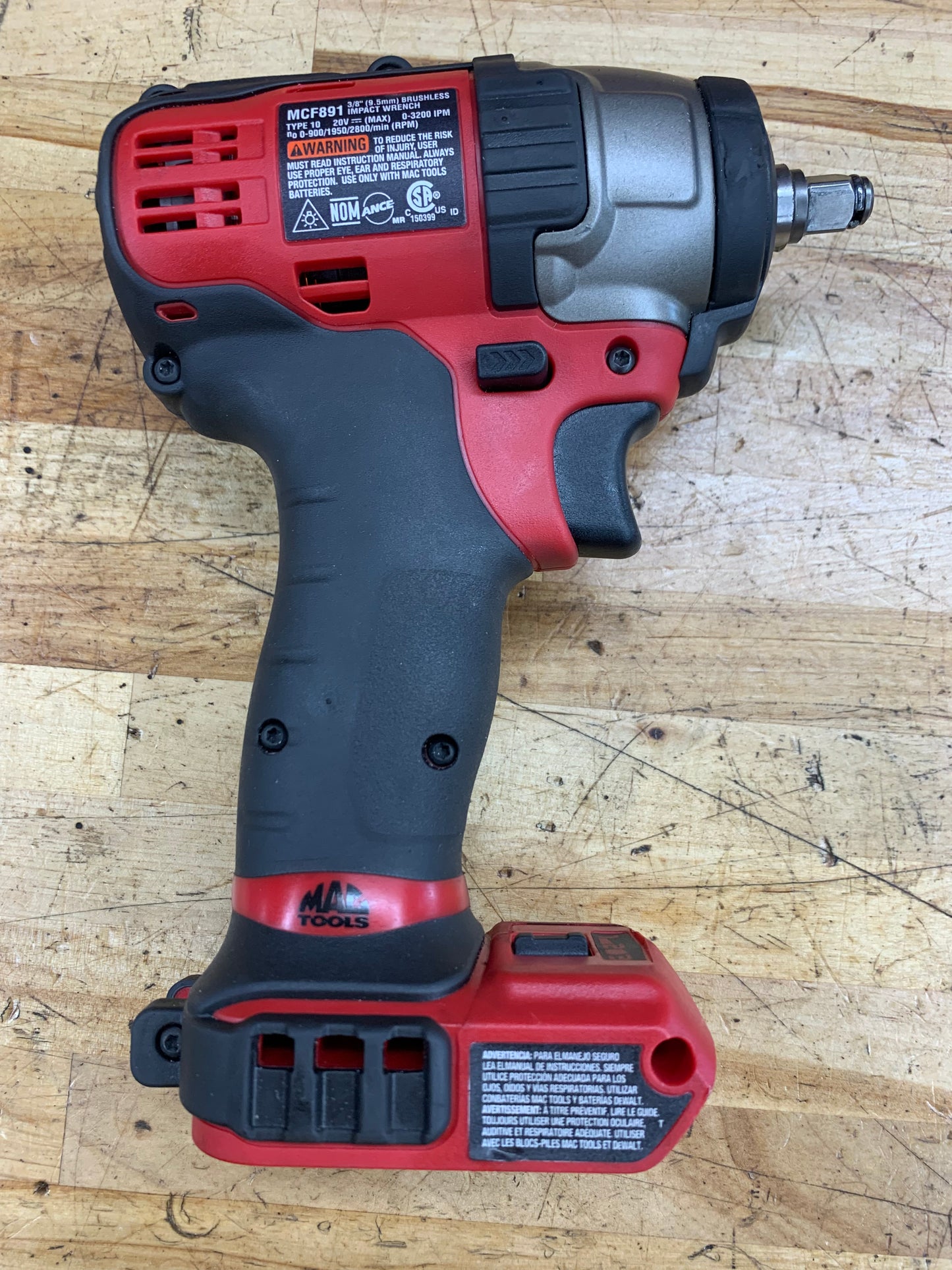 Mac 20v 3/8” Impact Wrench MCF891