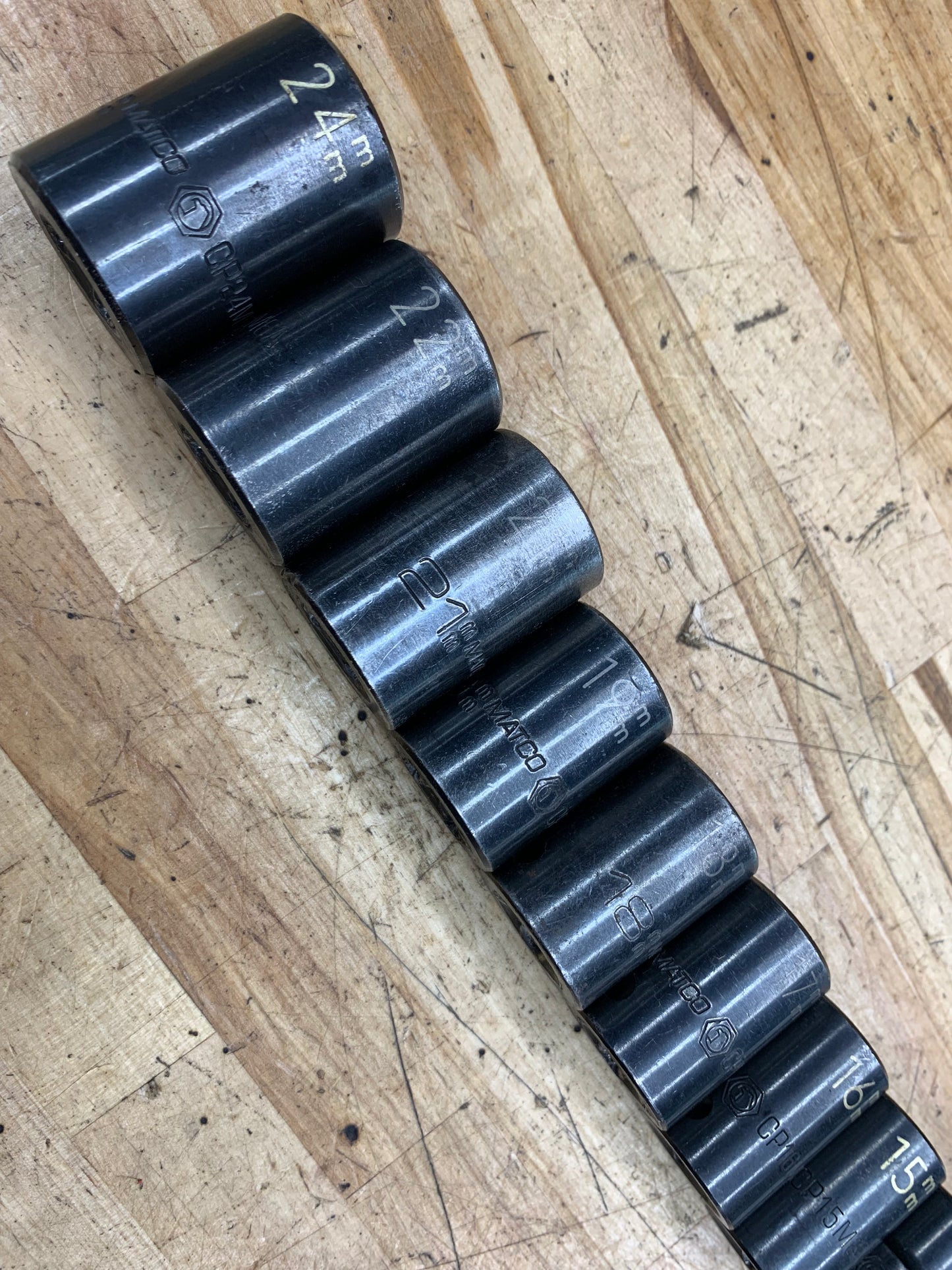 Matco 1/2” Metric Shallow Impact Socket Set 10-24mm 13pc