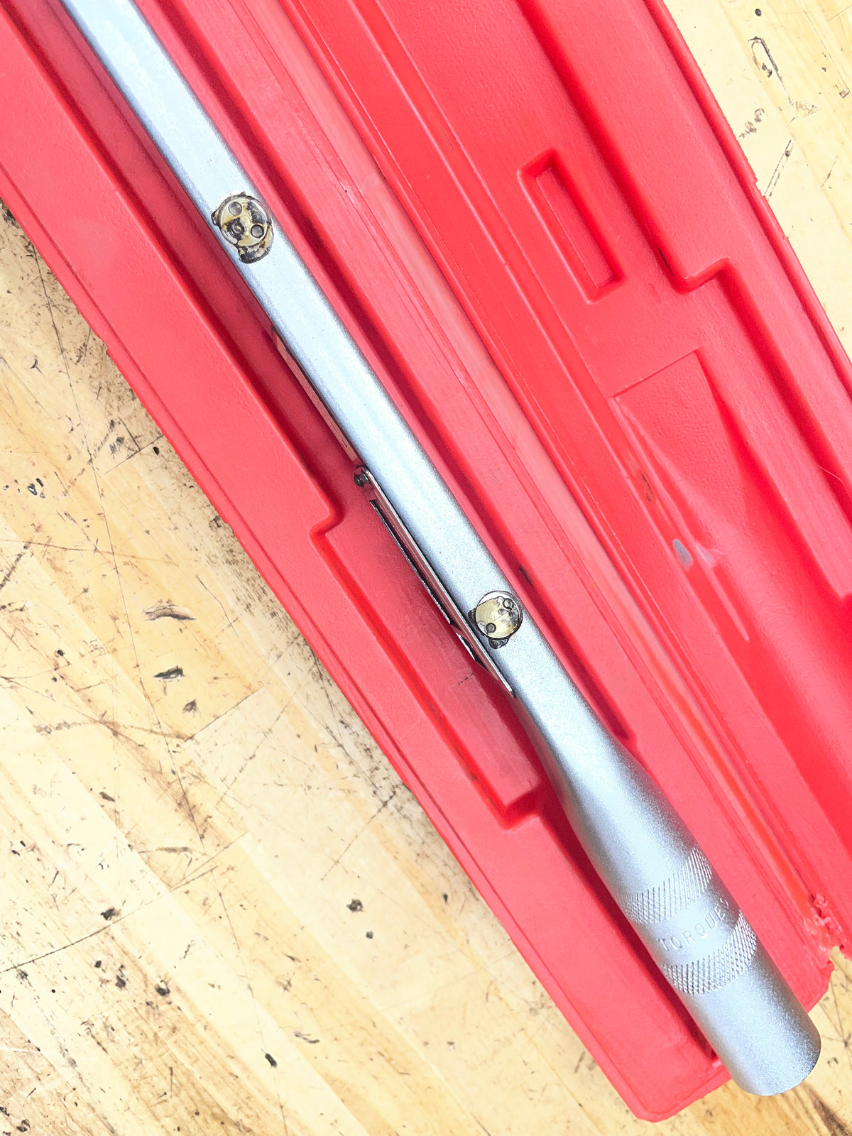 Snap On 1/2” Torque Wrench 20-100 ft lb. Click Style USA TQR100A