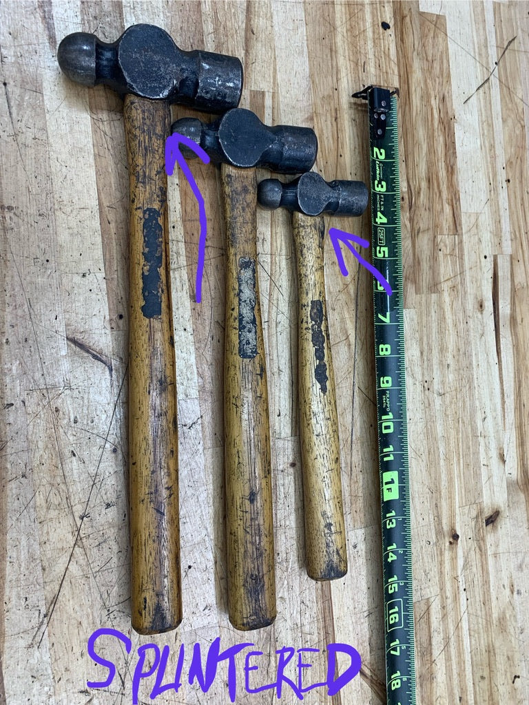 Matco Ball Peen Hammer set 3pc 8oz 16oz 24oz