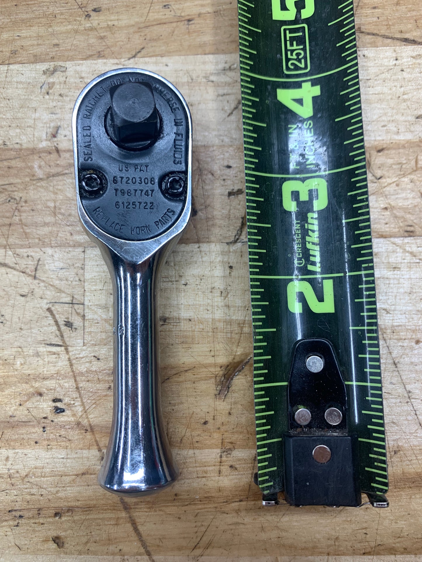 Snap On 3/8” Stubby Ratchet USA FK80