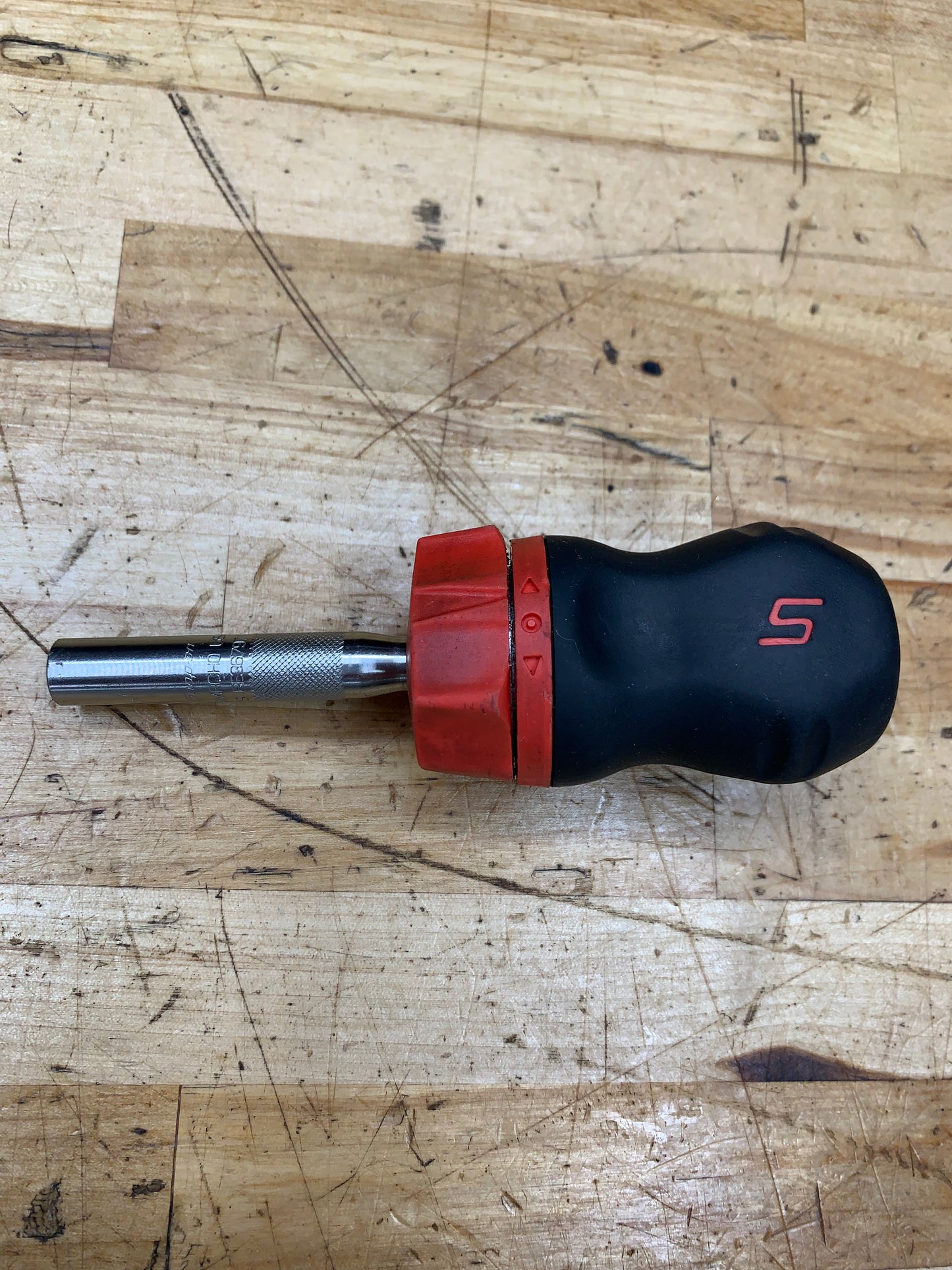 Snap On Soft Grip Stubby Ratcheting Screwdriver USA SGDMRC1A