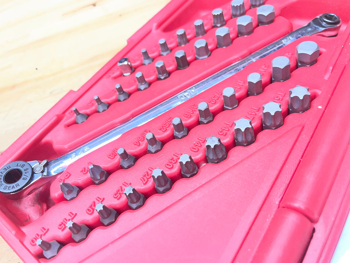 Mac Tools 39pc Hex Bit Ratchet Set SBR39SB