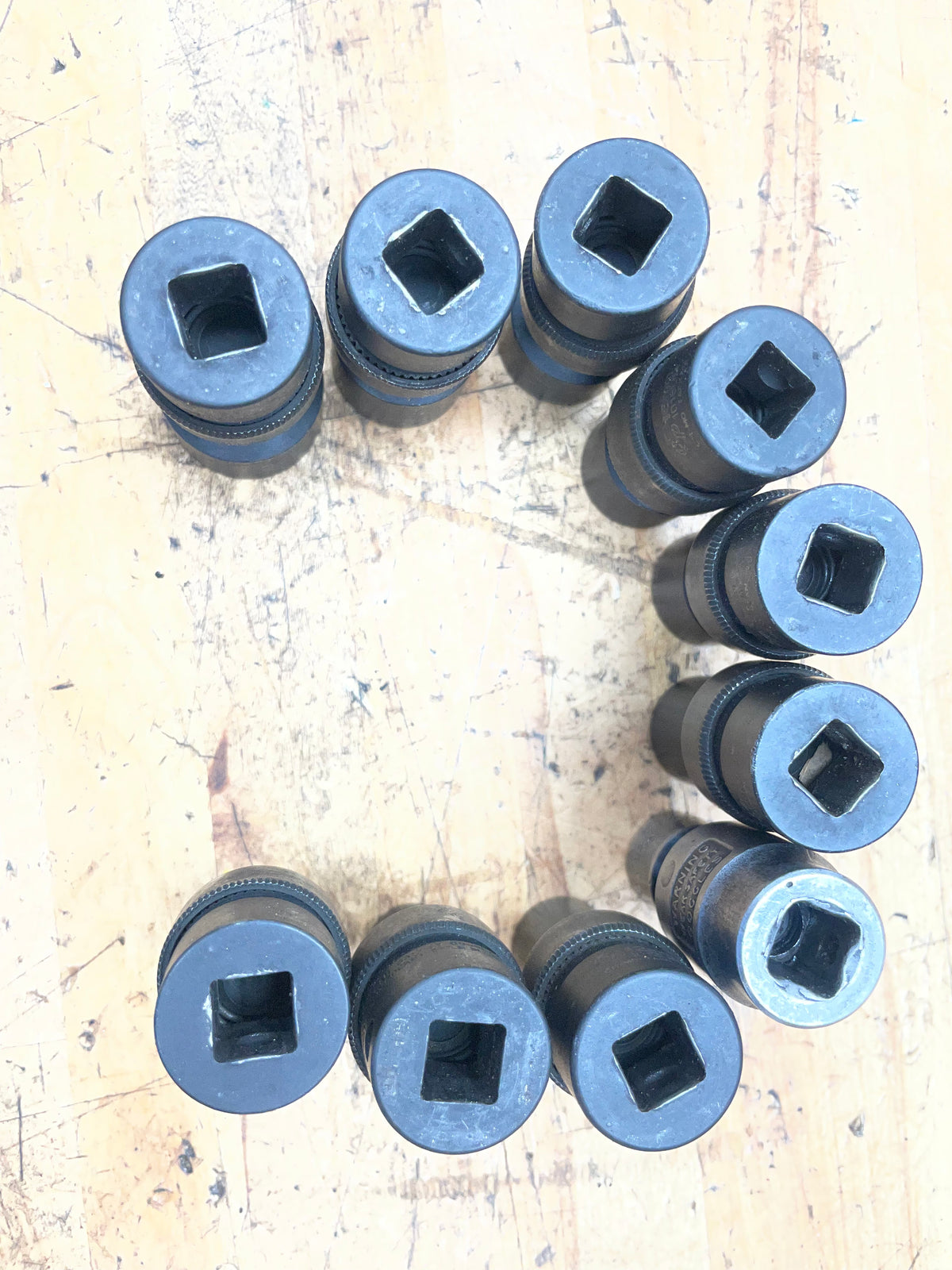 GP* 3/8” Metric Impact Shallow Swivel Universal Socket Set 10-19mm 1210UM