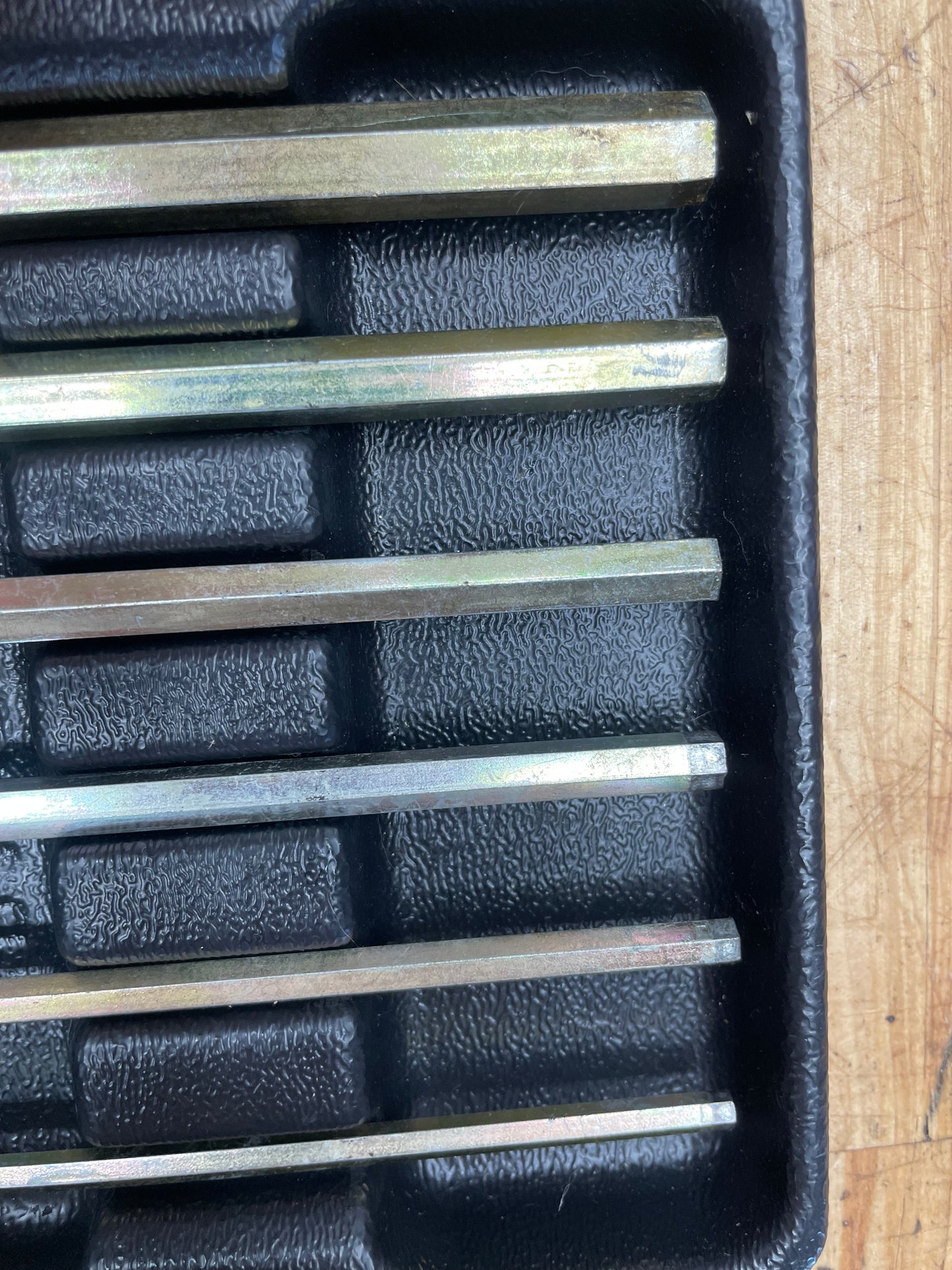 Snap On 3/8" Metric Long Hex Socket Set 6pc 4-10mm USA 206EFAML