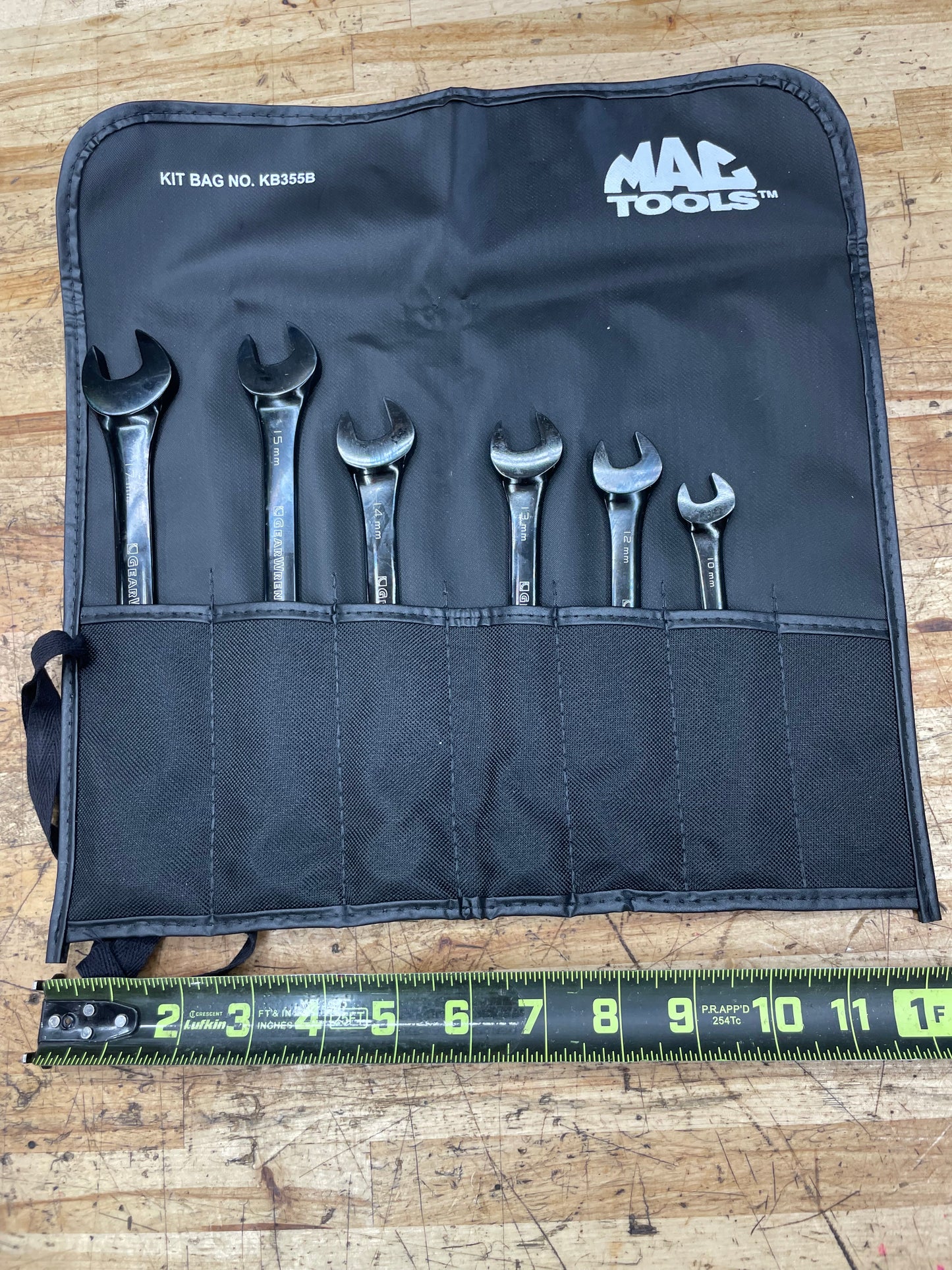 Gearwrench Metric Combo Wrench Set RARE Gloss Black 6pc 10-17mm BRAND NEW