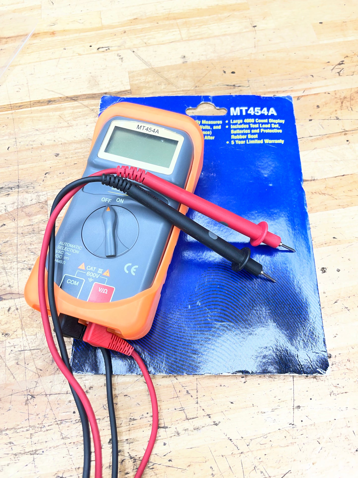 Blue Point Automatic Multimeter DMM EXCELLENT CONDITION MT454A