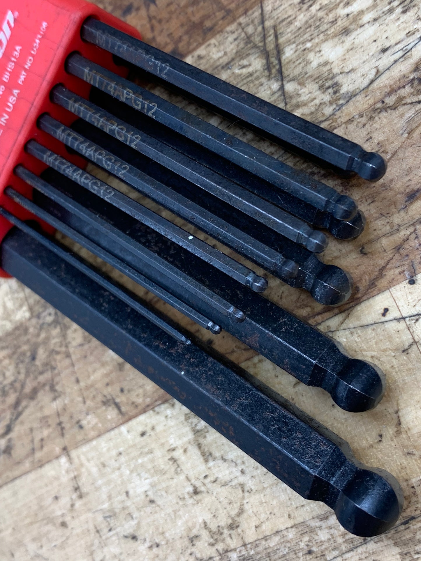 Snap On SAE Hex Key Set USA BHS13A