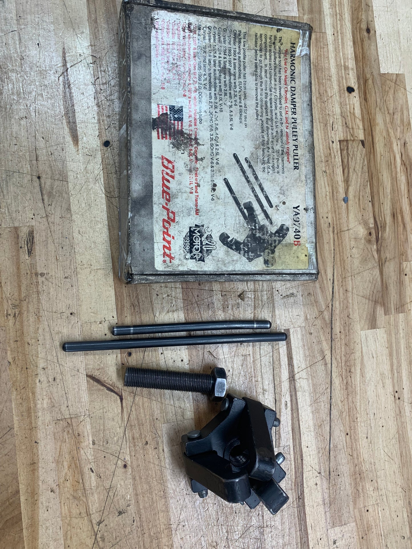Blue Point harmonic balancer puller set YA9740B