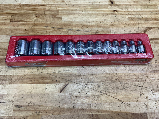 Snap on SAE 1/2” Drive Socket Set 13pc BRAND NEW 313TWYA