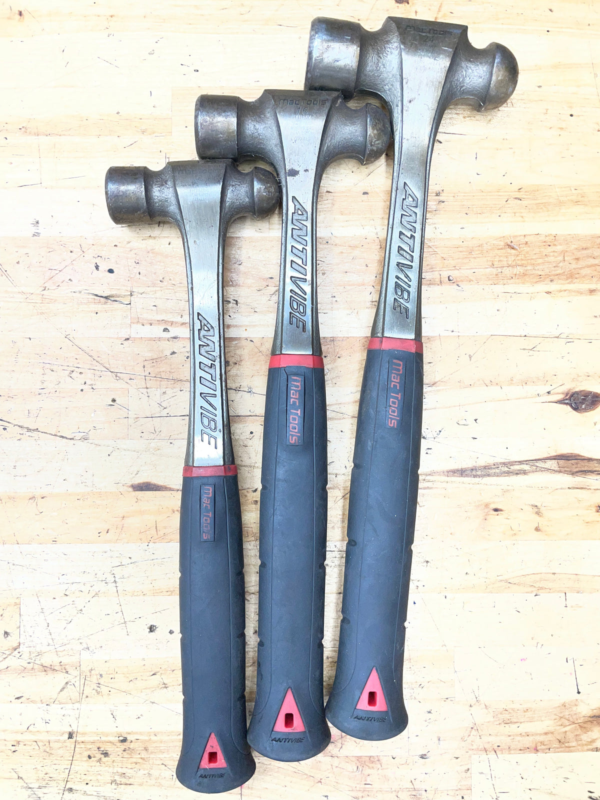 Mac Tools Anti Vibe Ball Peen Hammer Set 3pc