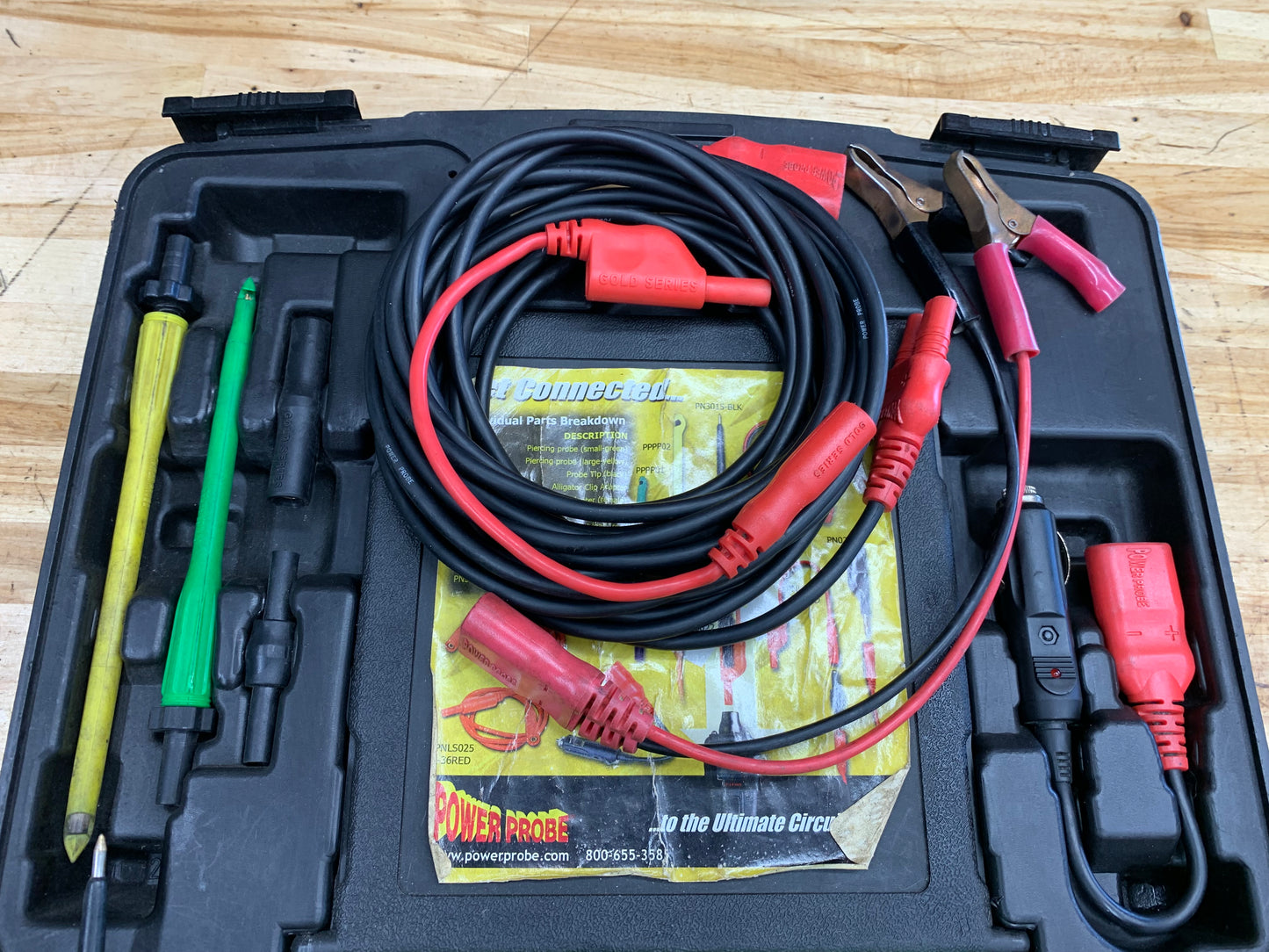 Power Probe III BUNDLE Accessory Tool Kit w/  Lead Extensions, Wire Probes, Etc. PP3LS01