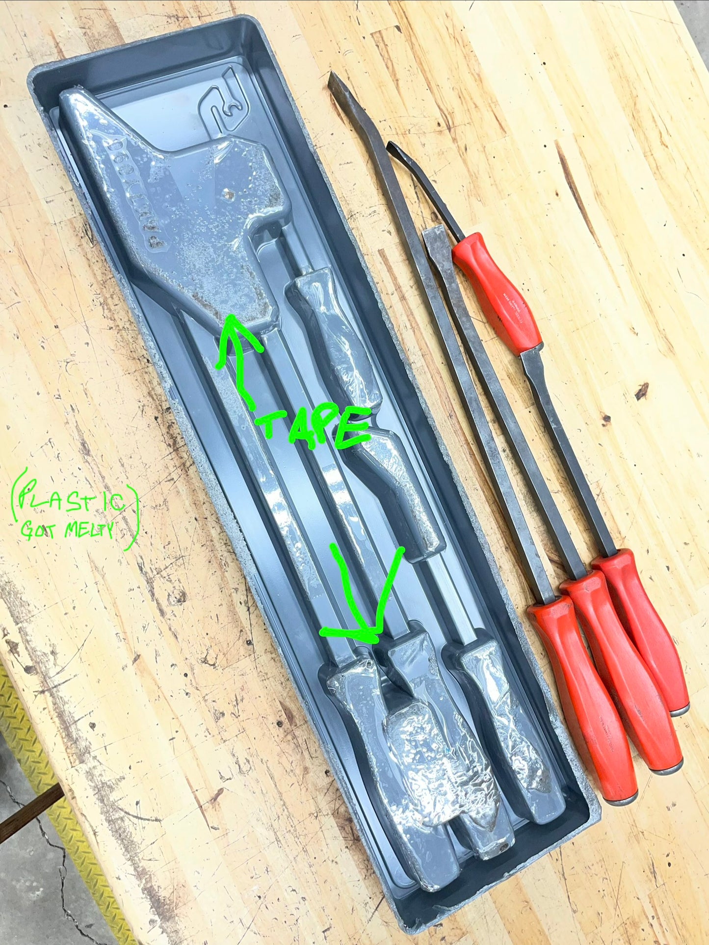Snap On Striking Prybar Set 4pc. USA SPB704