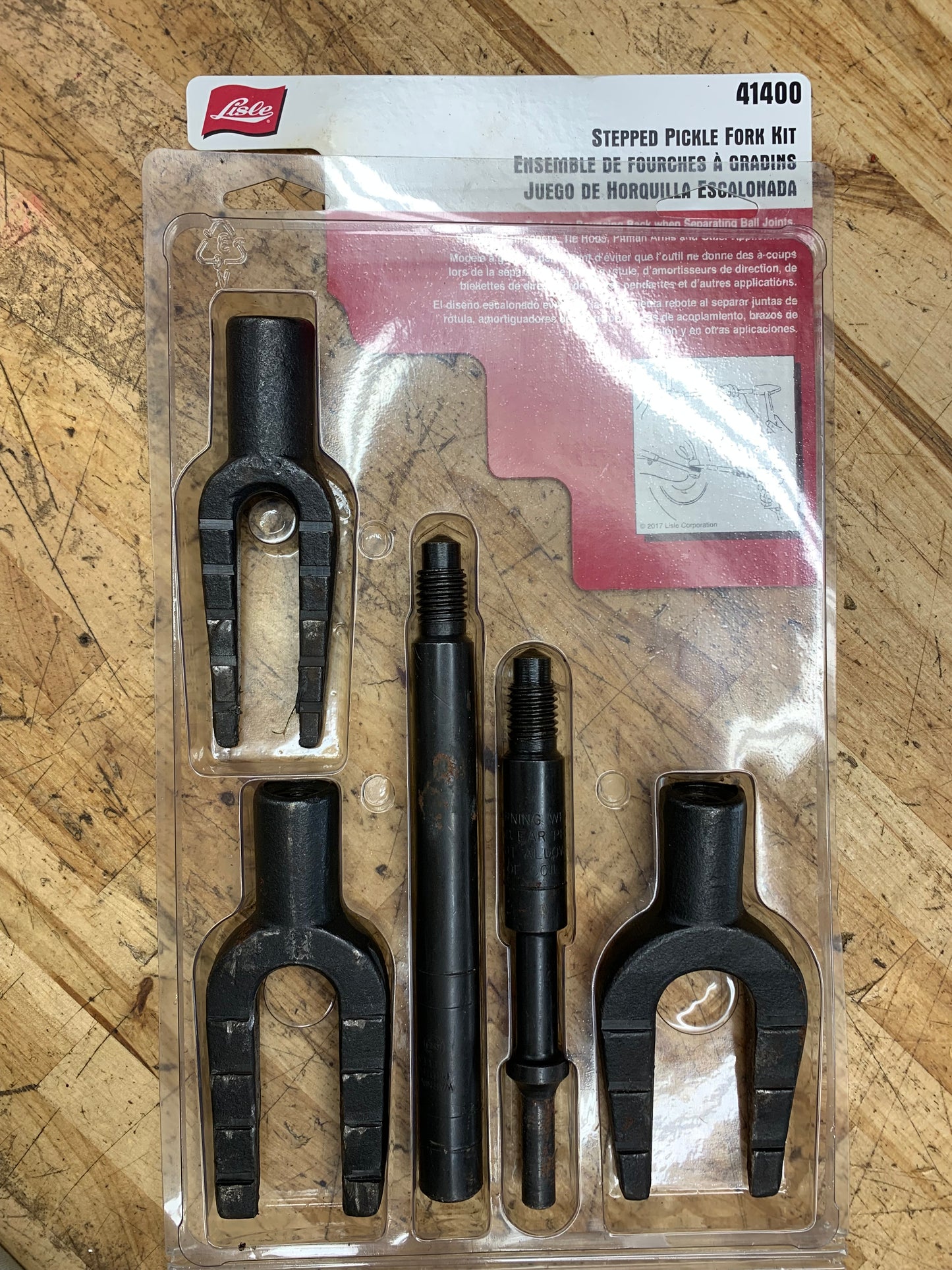 Lisle Air Hammer Pickle Fork Attachent Bits 41400