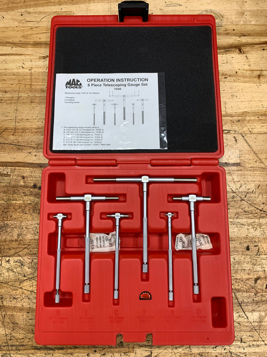 Mac Tools Telescoping Gauge Set LIKE NEW TGS6