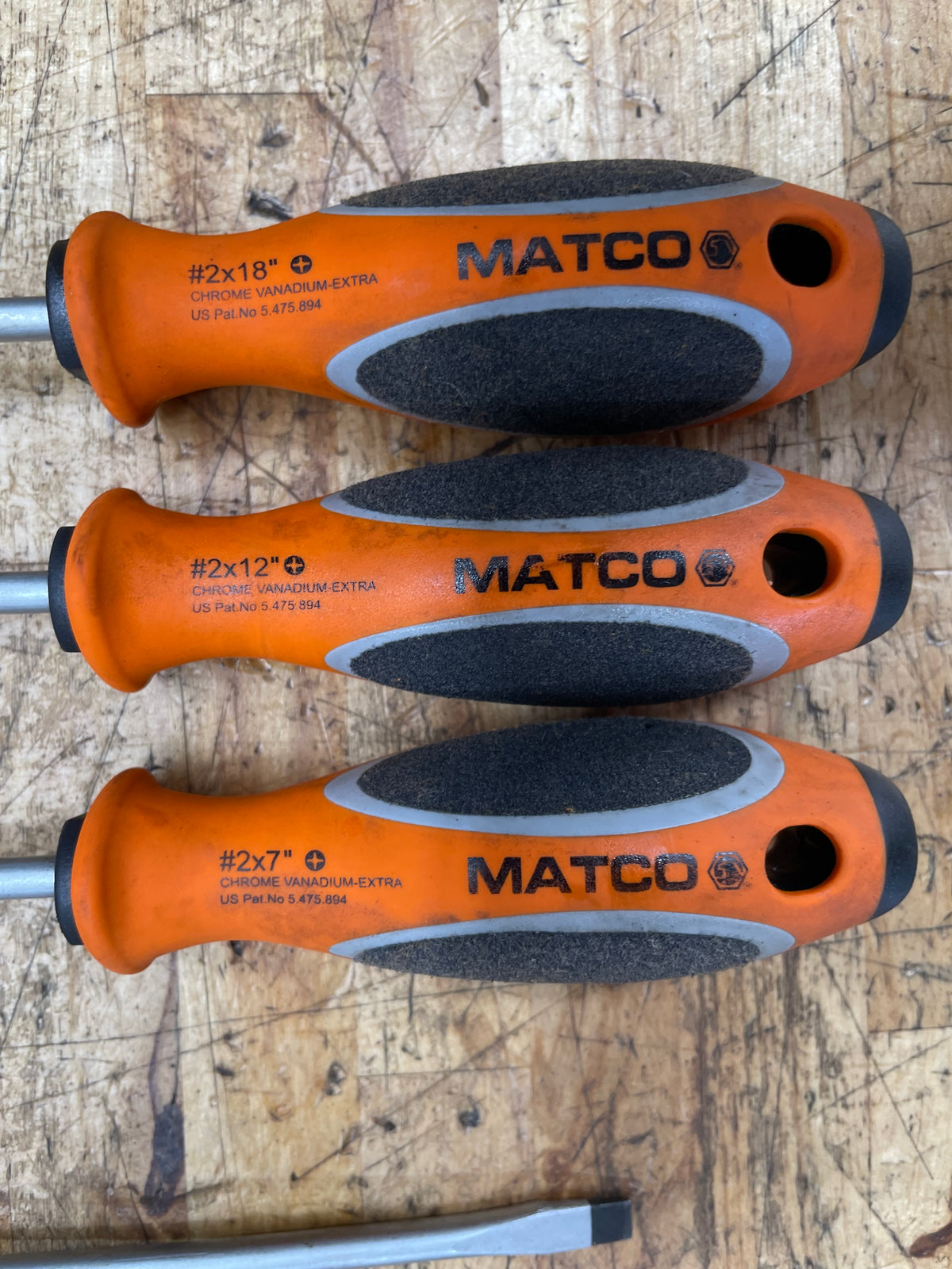 Matco Long Screwdriver Set 5pc GERMANY SSPO5XLCA
