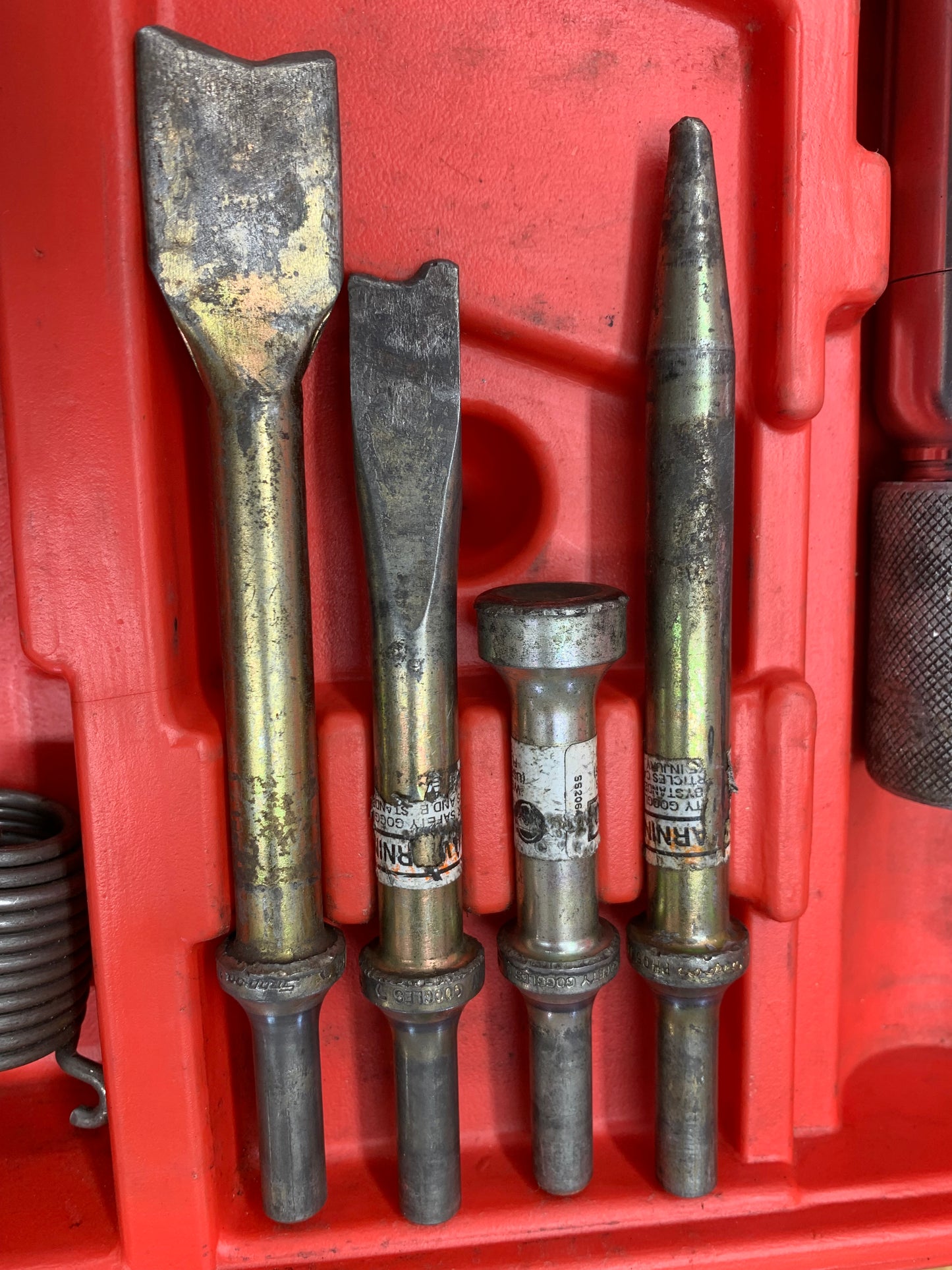 Snap On Air Hammer Kit w/ Attachments USA  PH50C