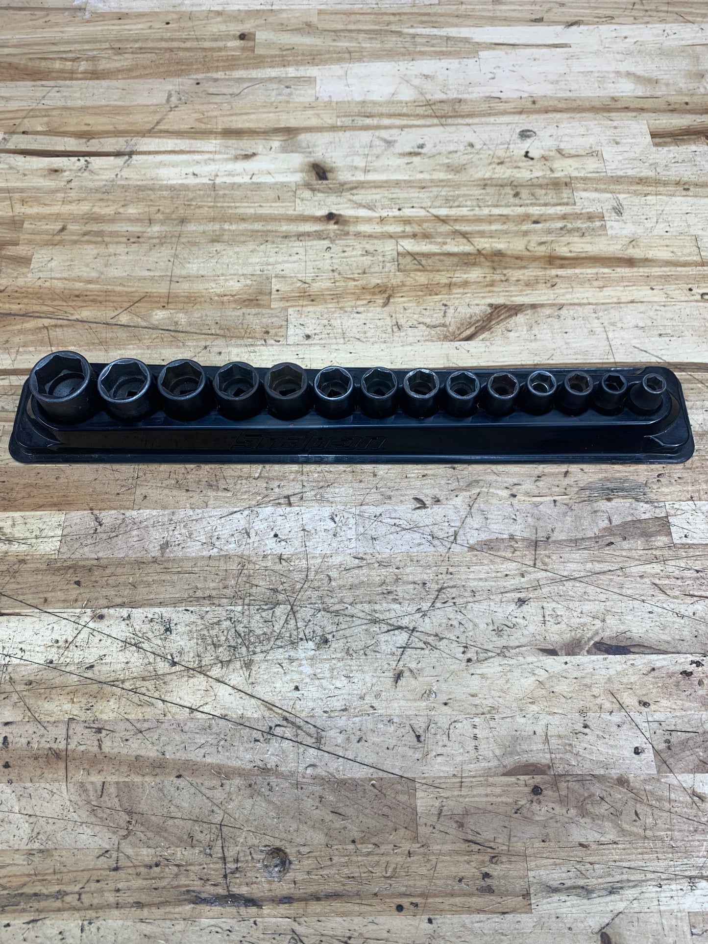 Snap On 3/8” Metric Shallow Impact Socket Set 14pc 8-24mm USA 214IMFMYA