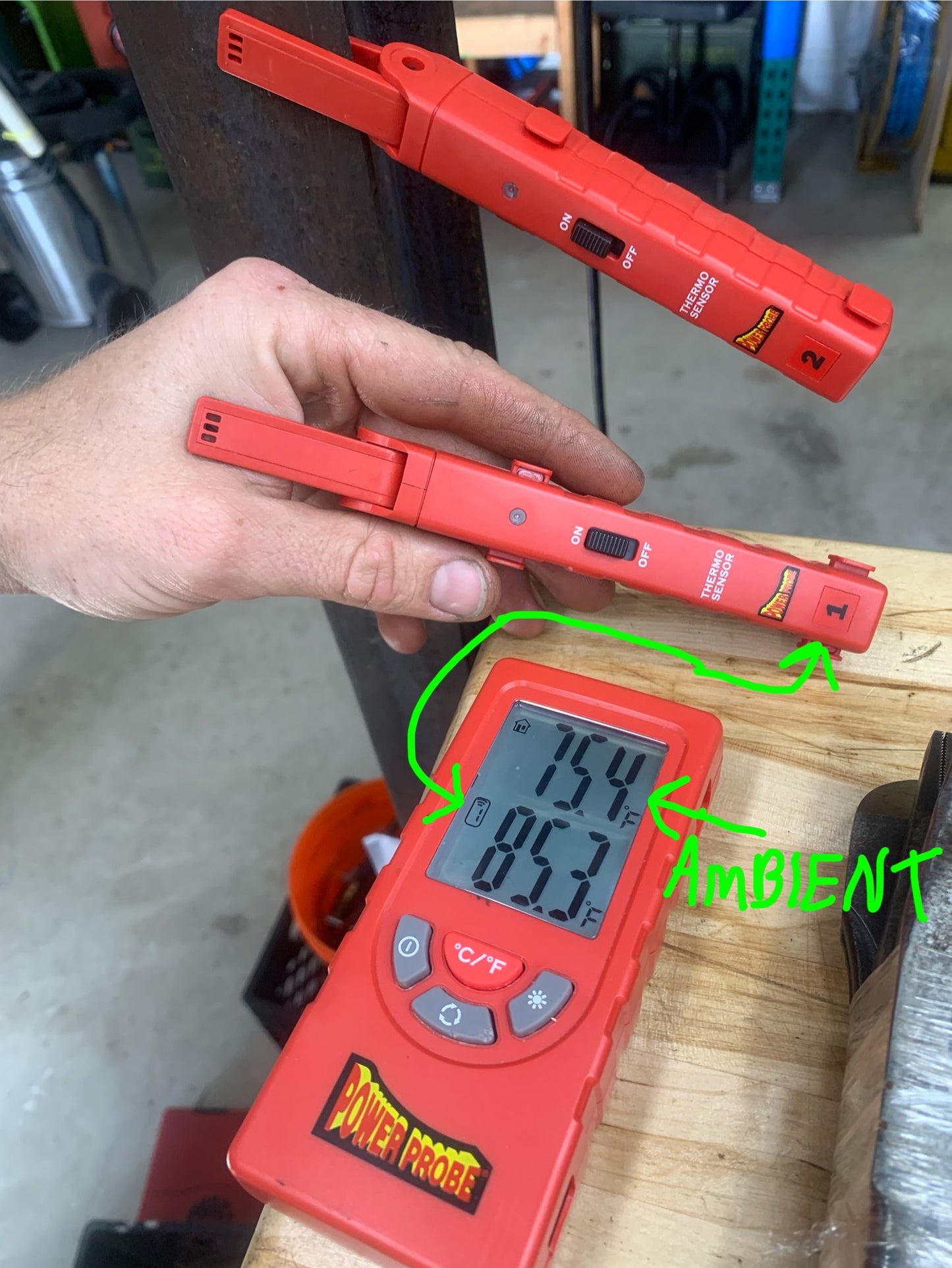 Power Probe Wireless Dual Zone Temperature Probe TEMPKIT