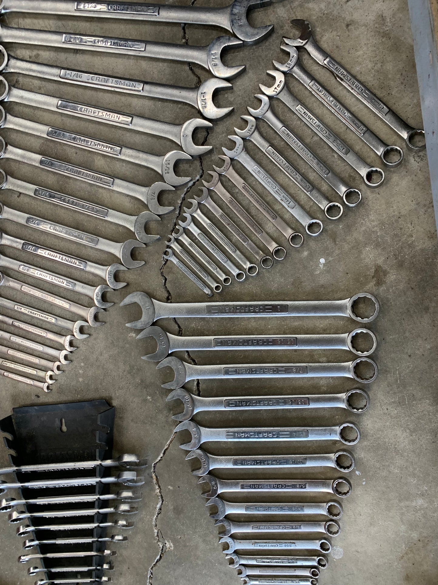 100% USA Craftsman Massive Tool Lot 13 COMPLETE WRENCH SETS SAE & Metric 196Pc