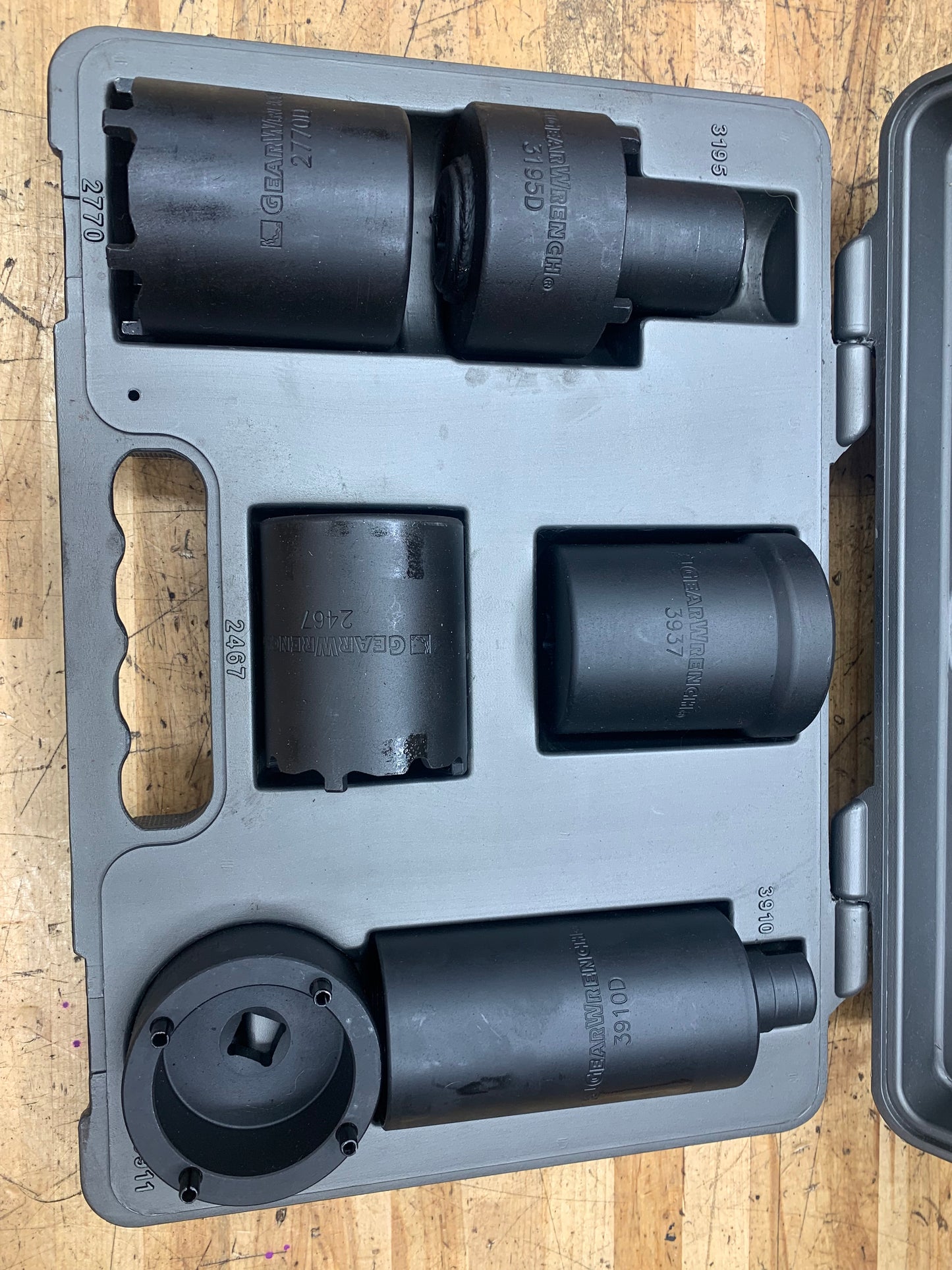 Gearwrench 6pc Axle Spindle Nut Socket Set 41660D
