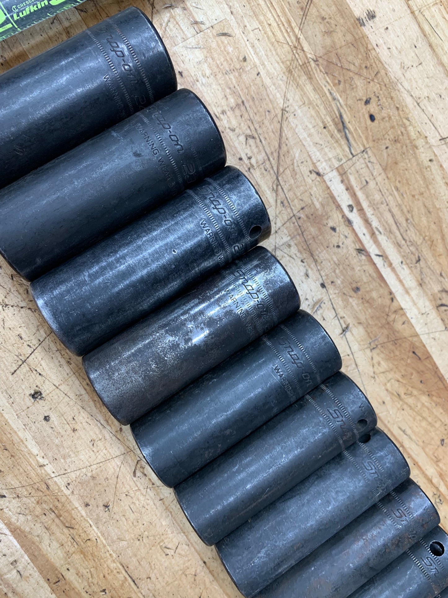 Snap On 1/2" Metric Deep Impact Socket Set 10-24mm USA 15pc 315SIMMYA