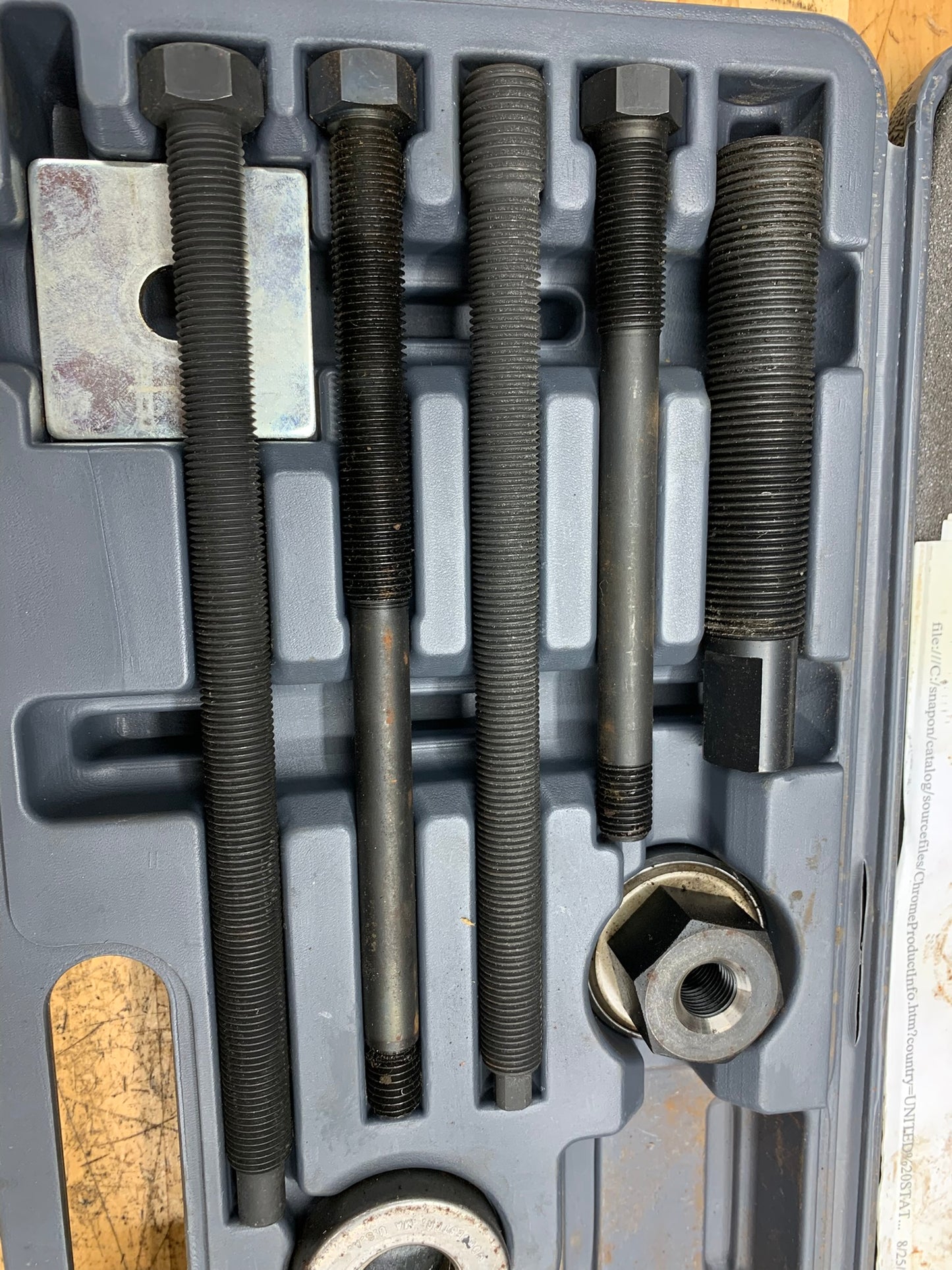 Blue Point Master Harmonic Balancer Puller & Pulley Set YA188MKT