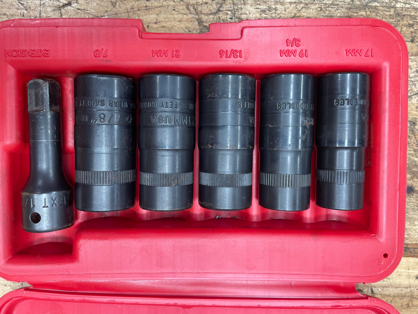 Ken Tool Wheel Flip Socket Set Lug/Extractor USA