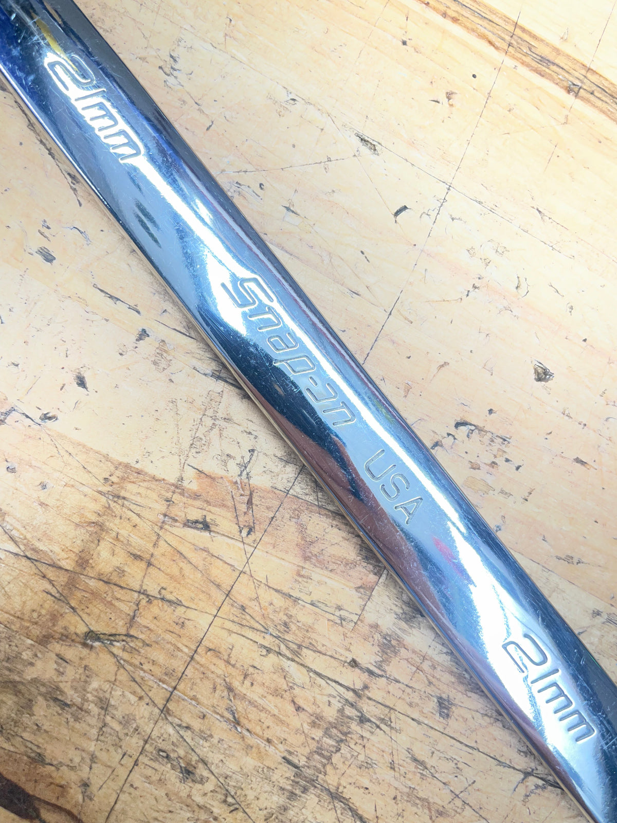 Snap On 21mm Ratcheting Combo Wrench USA OXRM21