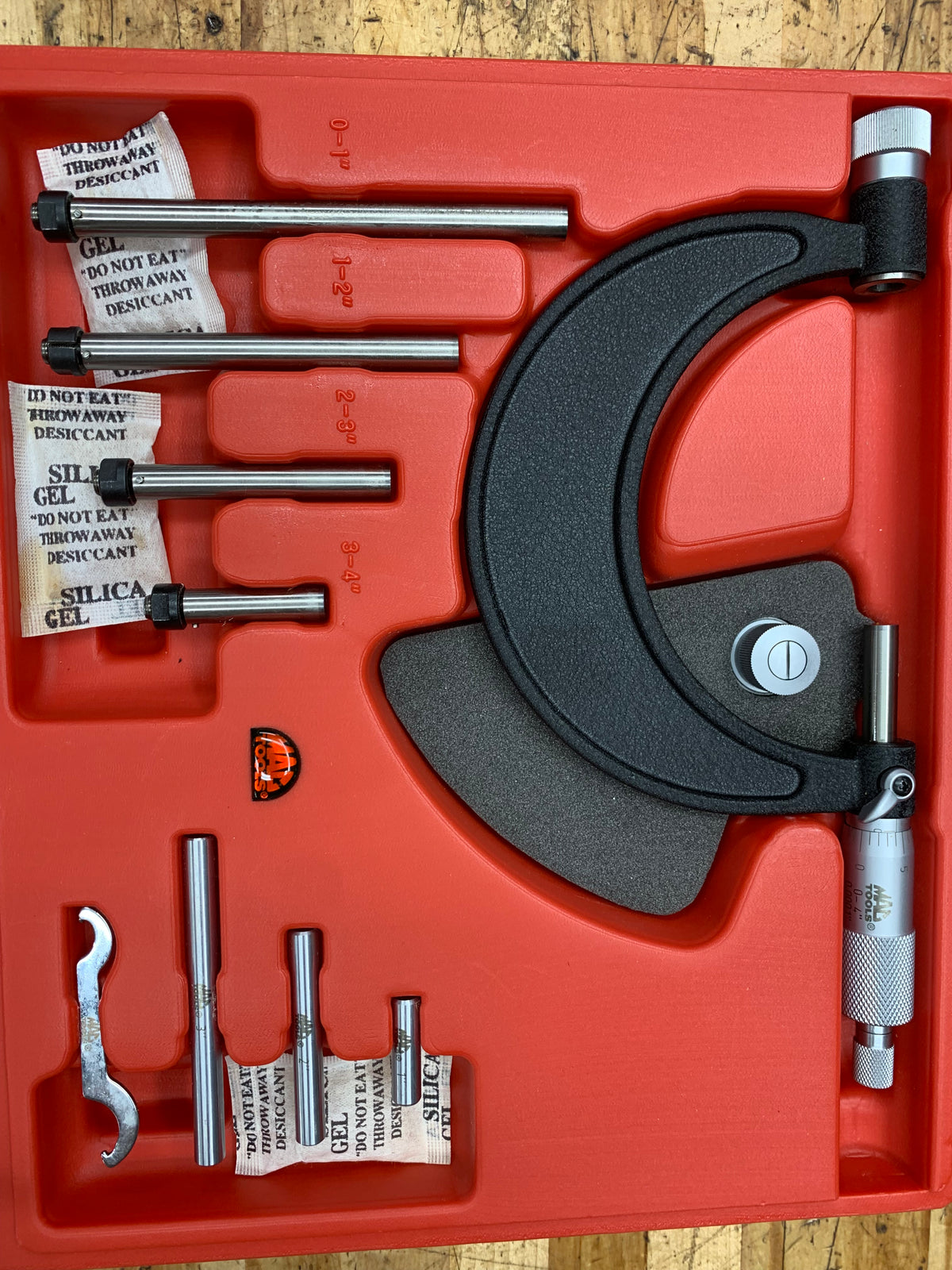 Mac Tools 0-4” Micrometer LIKE NEW RMC40