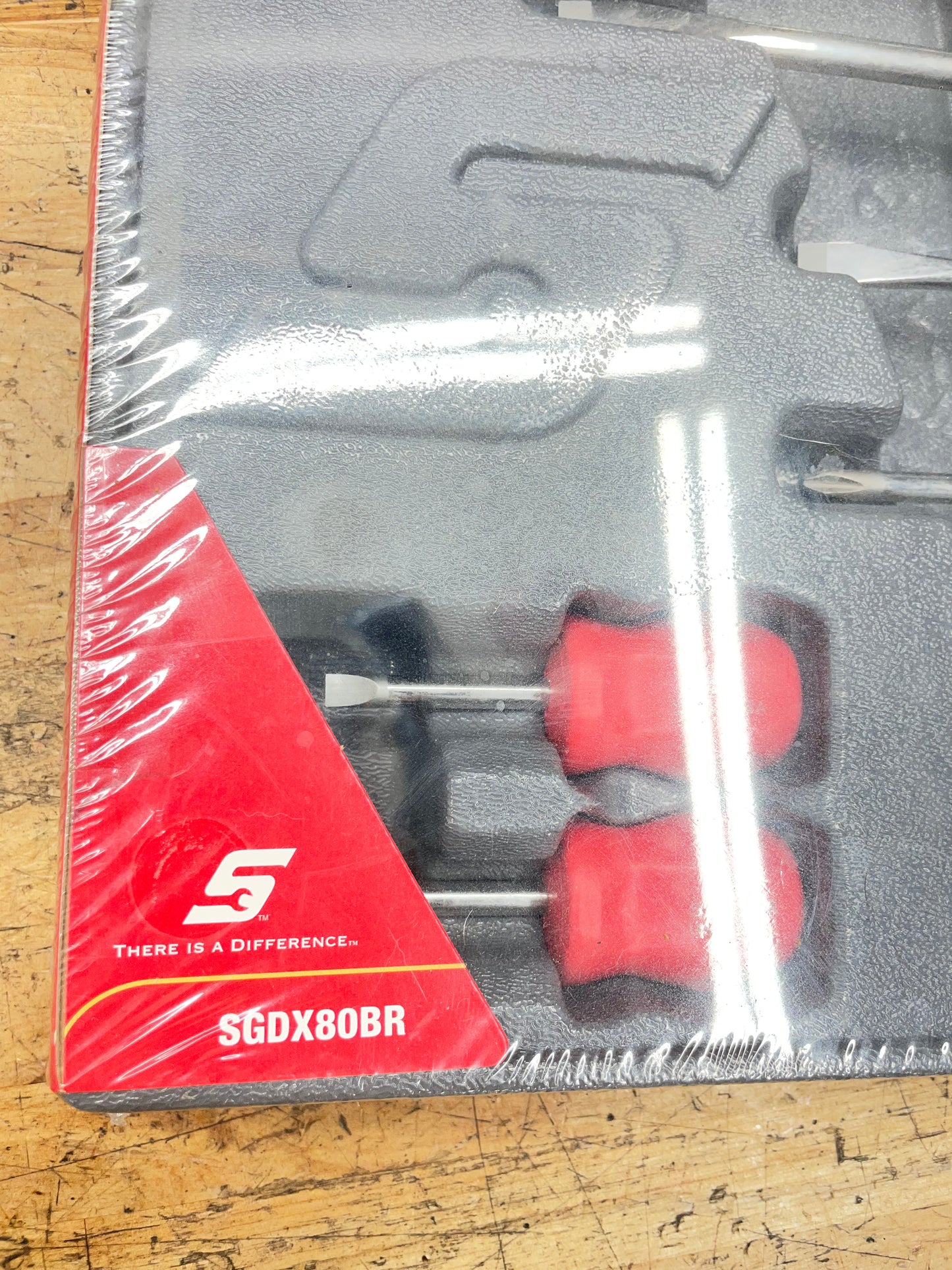 Snap On Instinct Screwdriver Set 8pc NIB USA SGDX80BR