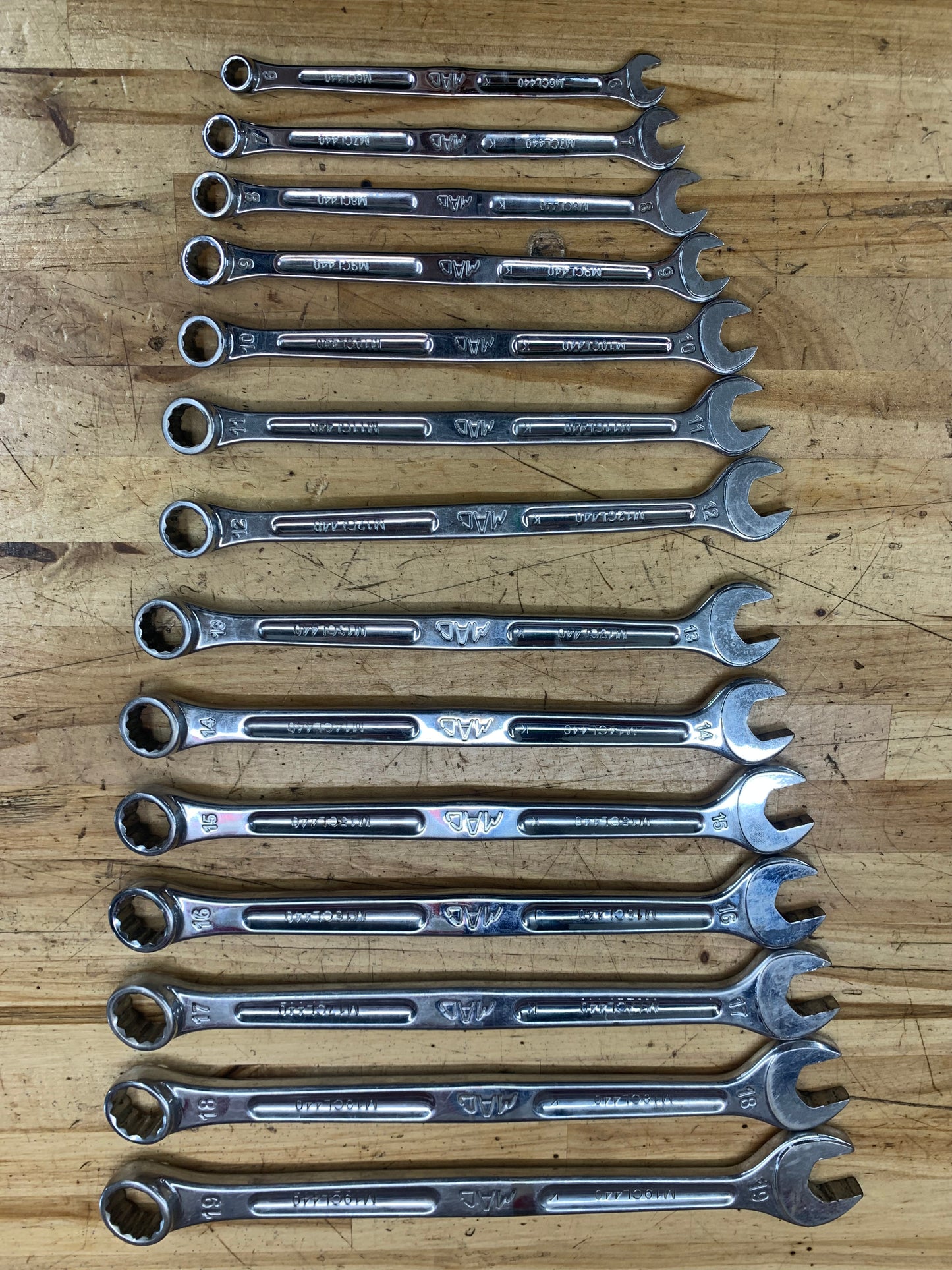 Mac Tools Metric Combo Wrench Set 14pc SCLM14PT