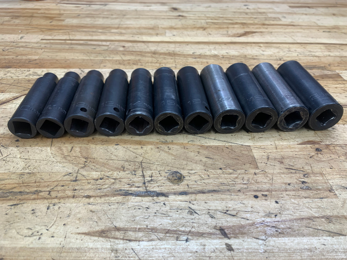 Matco 1/2” Metric Deep Impact Socket Set 11pc 10-21mm