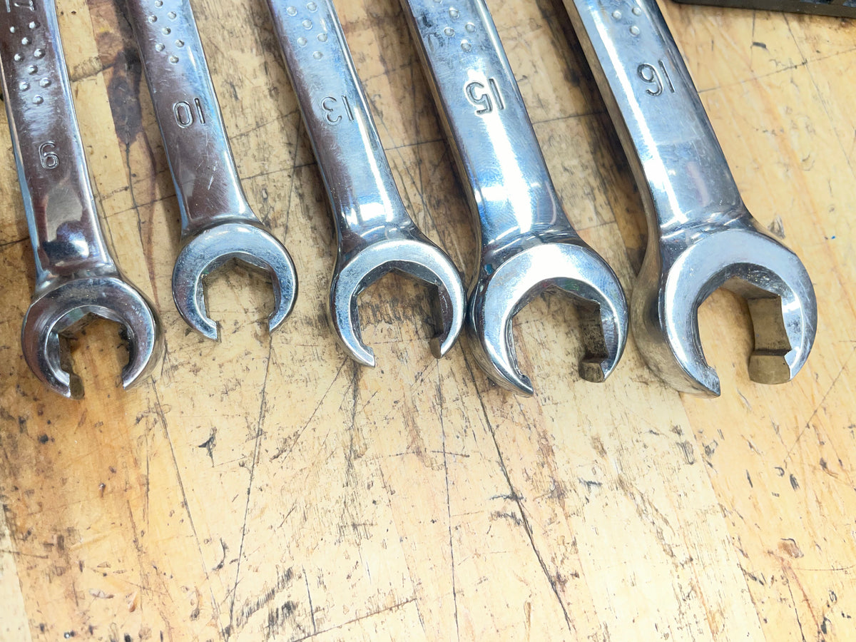 Expert Metric Flare Wrench Set 5pc 9-19mm E112503