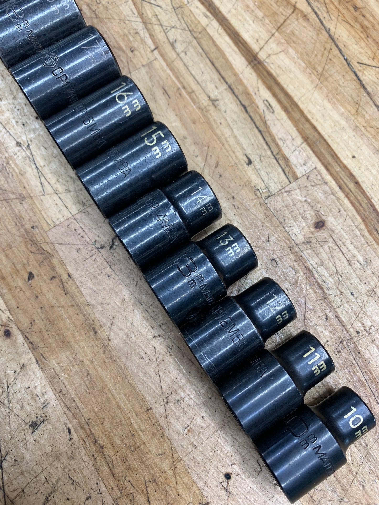 Matco 1/2” Metric Shallow Impact Socket Set 10-24mm 13pc