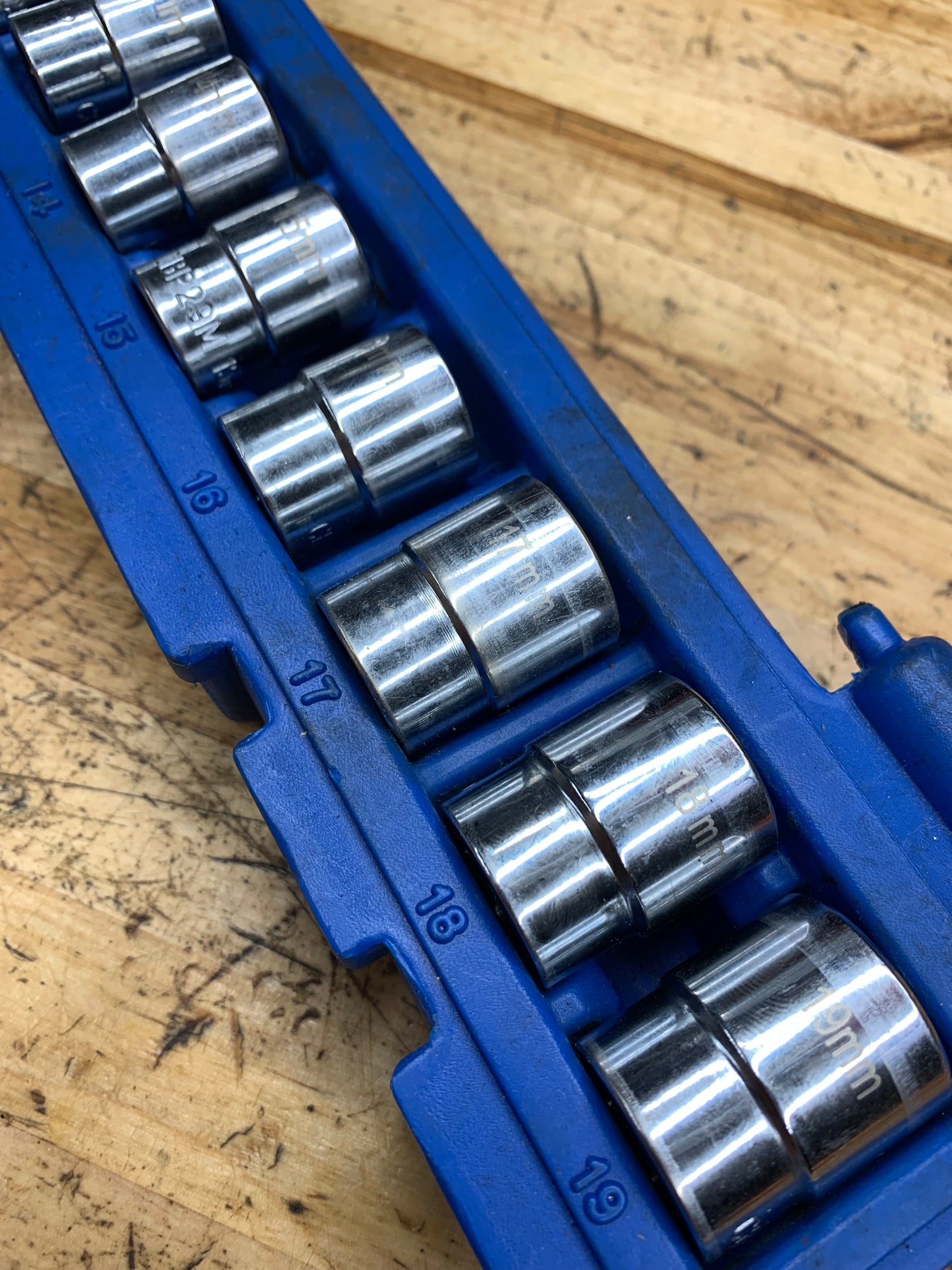 Blue Power by Cornwel 3/8” Metric Shallow Socket Set CBP2M
