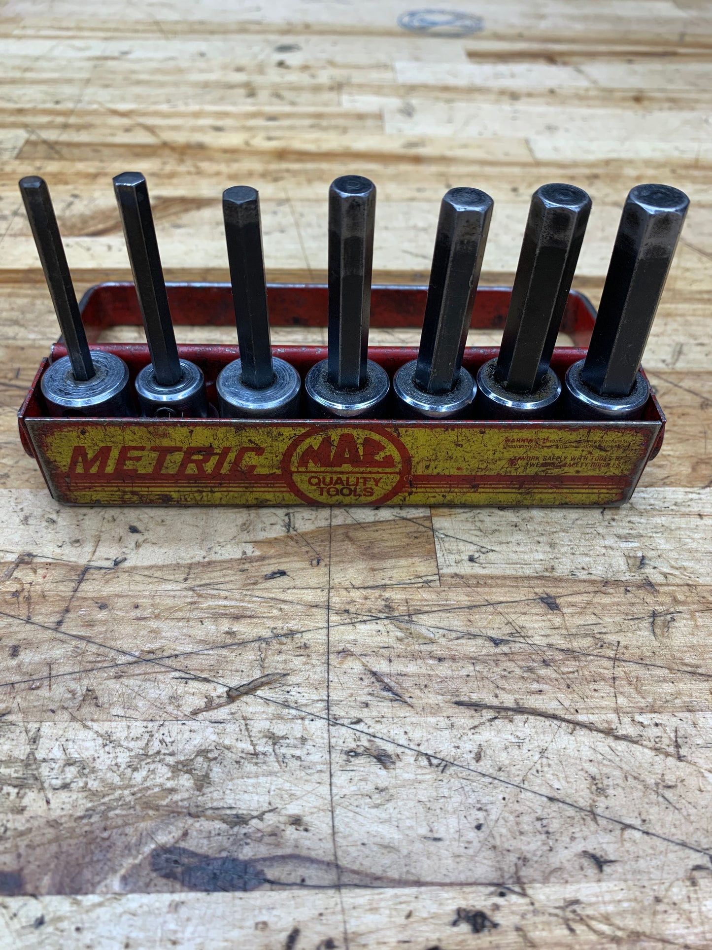 Mac Tools 3/8” Metric Hex Bit Socket Tray Set 7pc