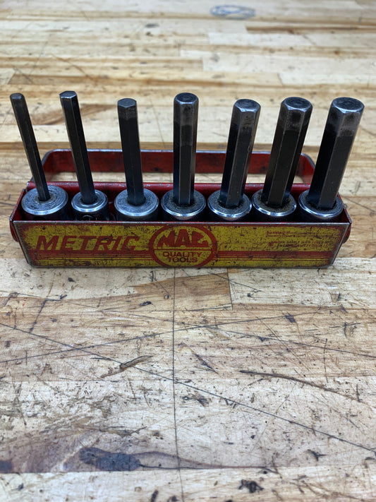 Mac Tools 3/8” Metric Hex Bit Socket Tray Set 7pc