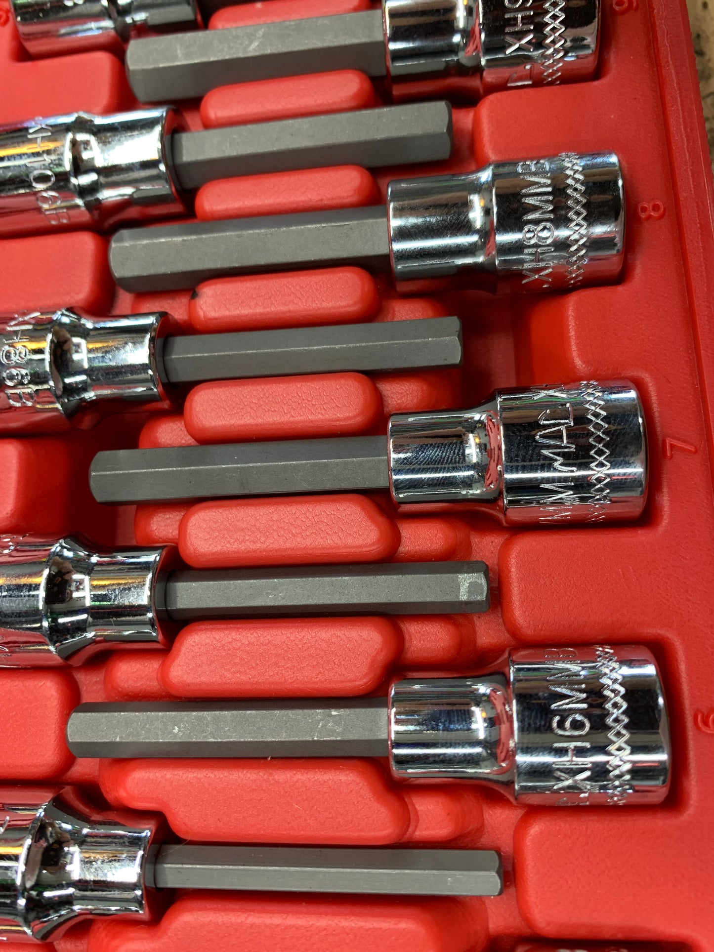 Mac Tools SAE & Metric Hex Bit Socket Sets 3/8" SXA14B