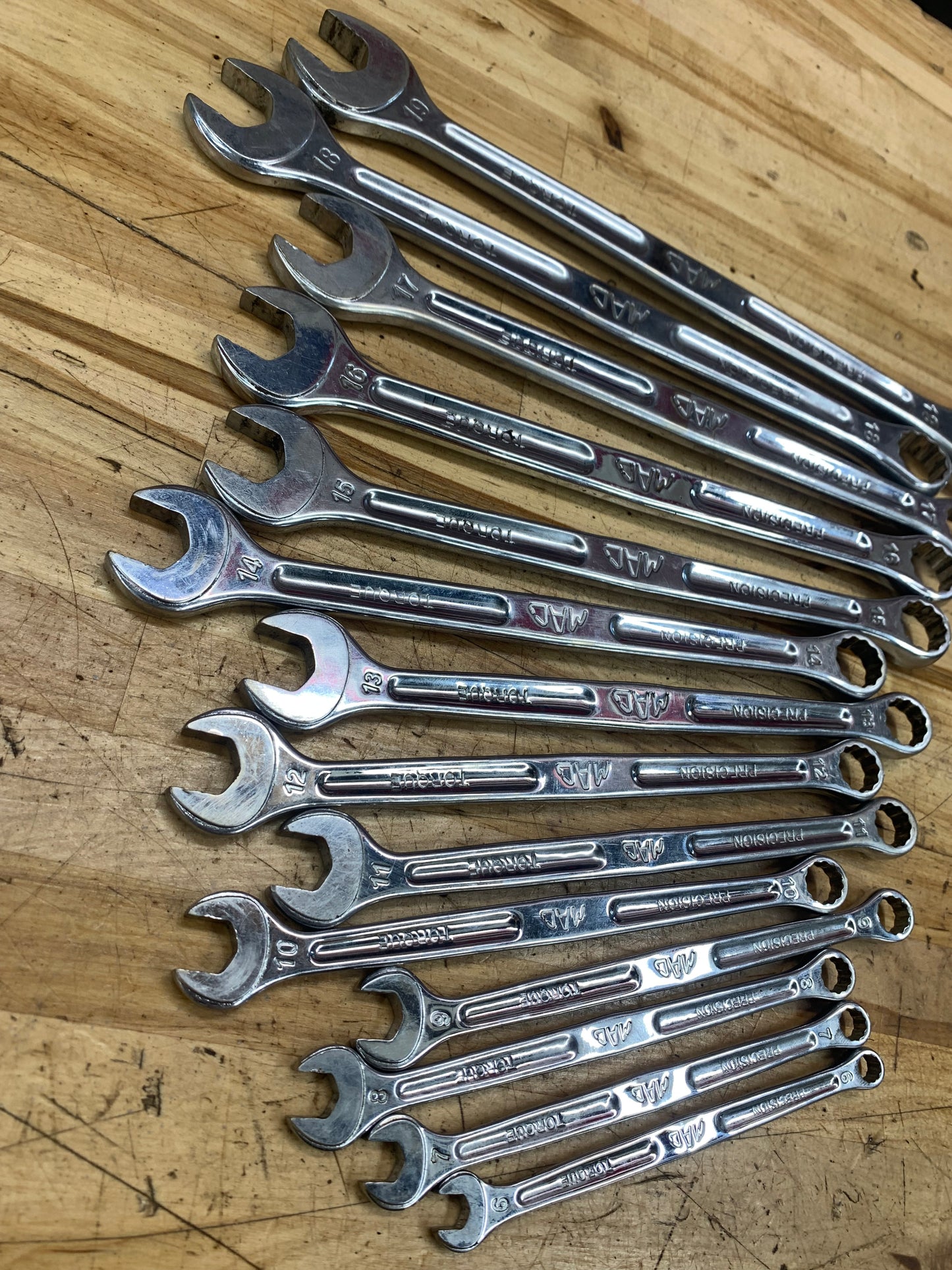Mac Tools Metric Combo Wrench Set 14pc SCLM14PT