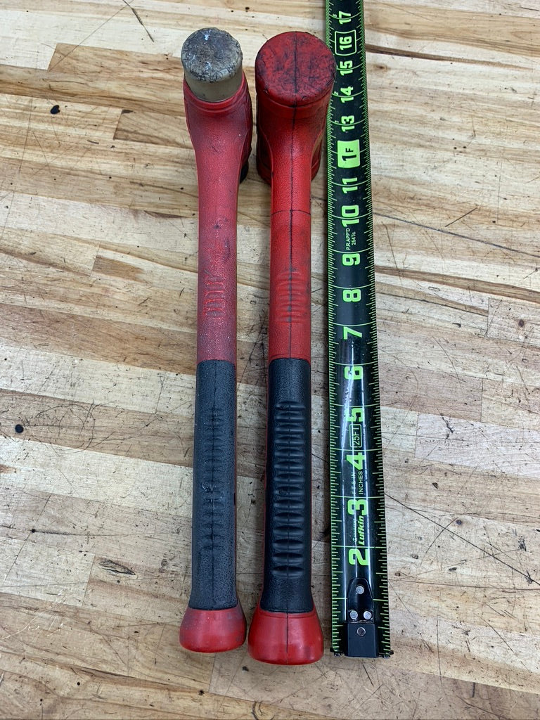 Snap On Plastic Tip Mallet and Deadblow Mallet Set 16oz/24oz