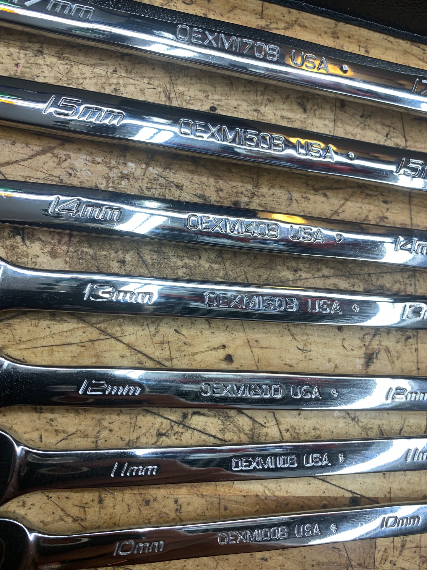 Snap On Metric Combo Wrench Set 7pc BRAND NEW USA OEXM707B