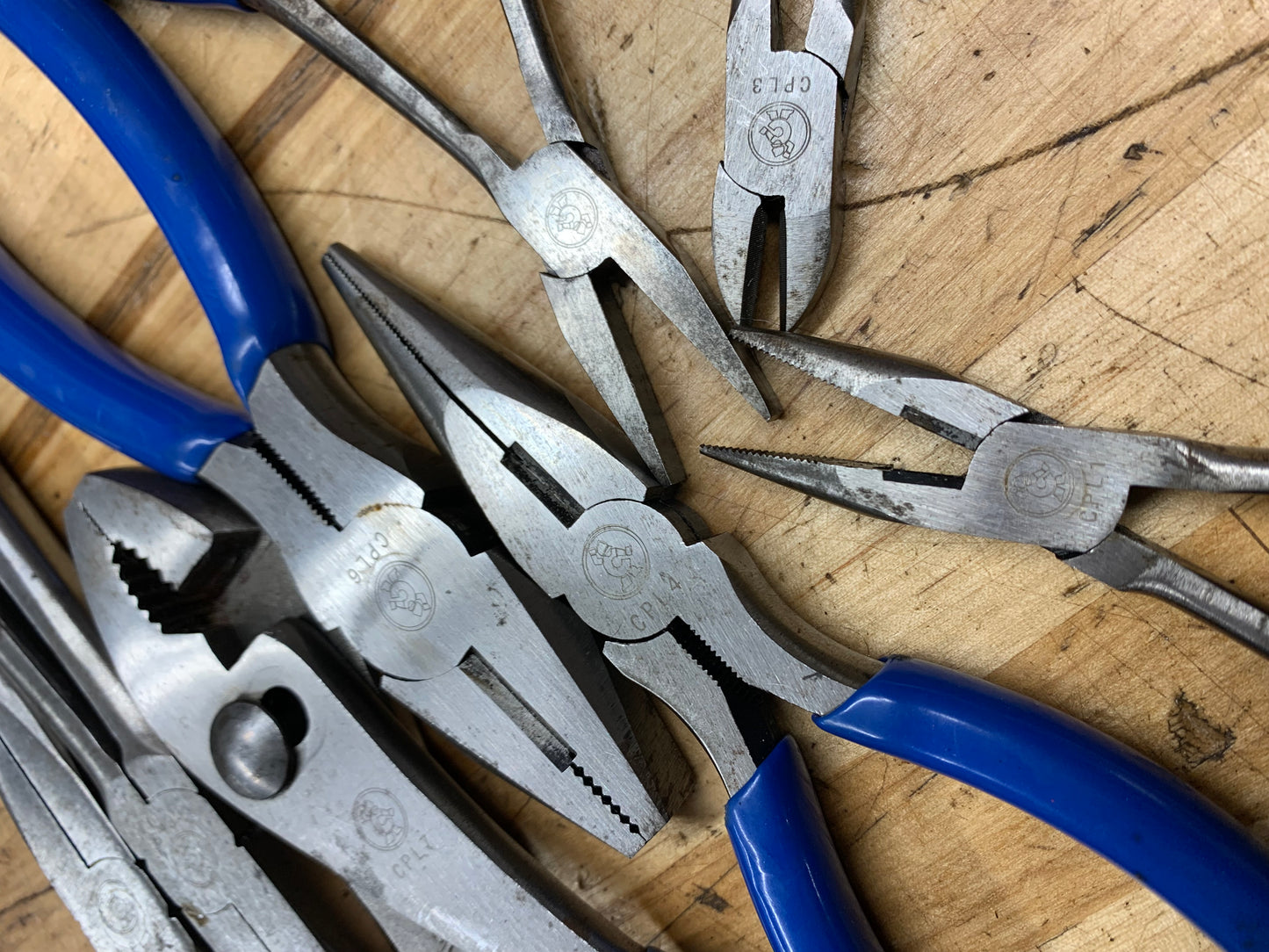 Cornwell 8pc Plier Set Needlenose, Linesman, Slip Joint, Etc.