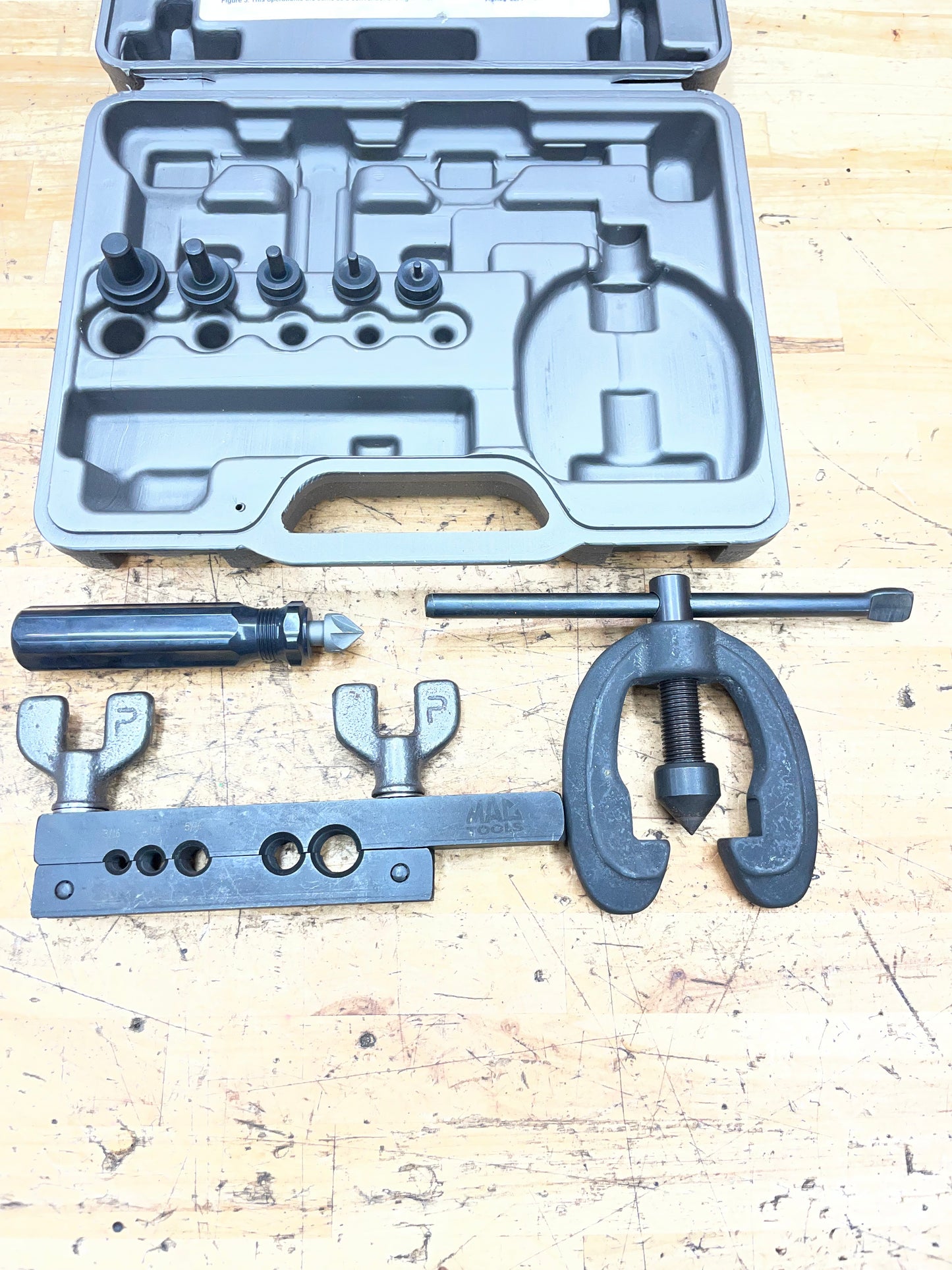 Mac Tools Brake Double Flaring Tool Set LIKE NEW FT158B