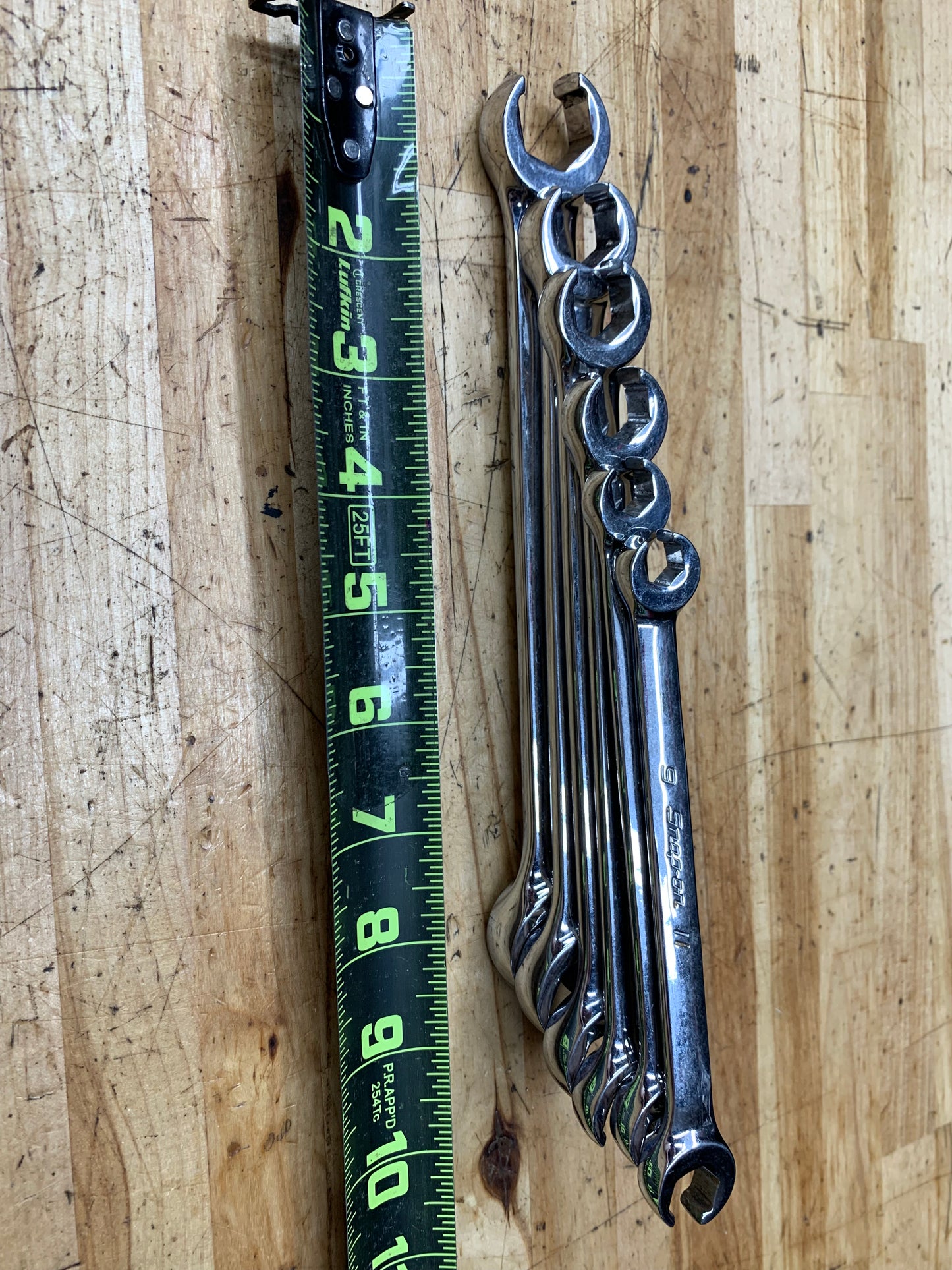 Snap On Metric Flare Wrench Set 9-21mm 6pc USA RXFMS606B