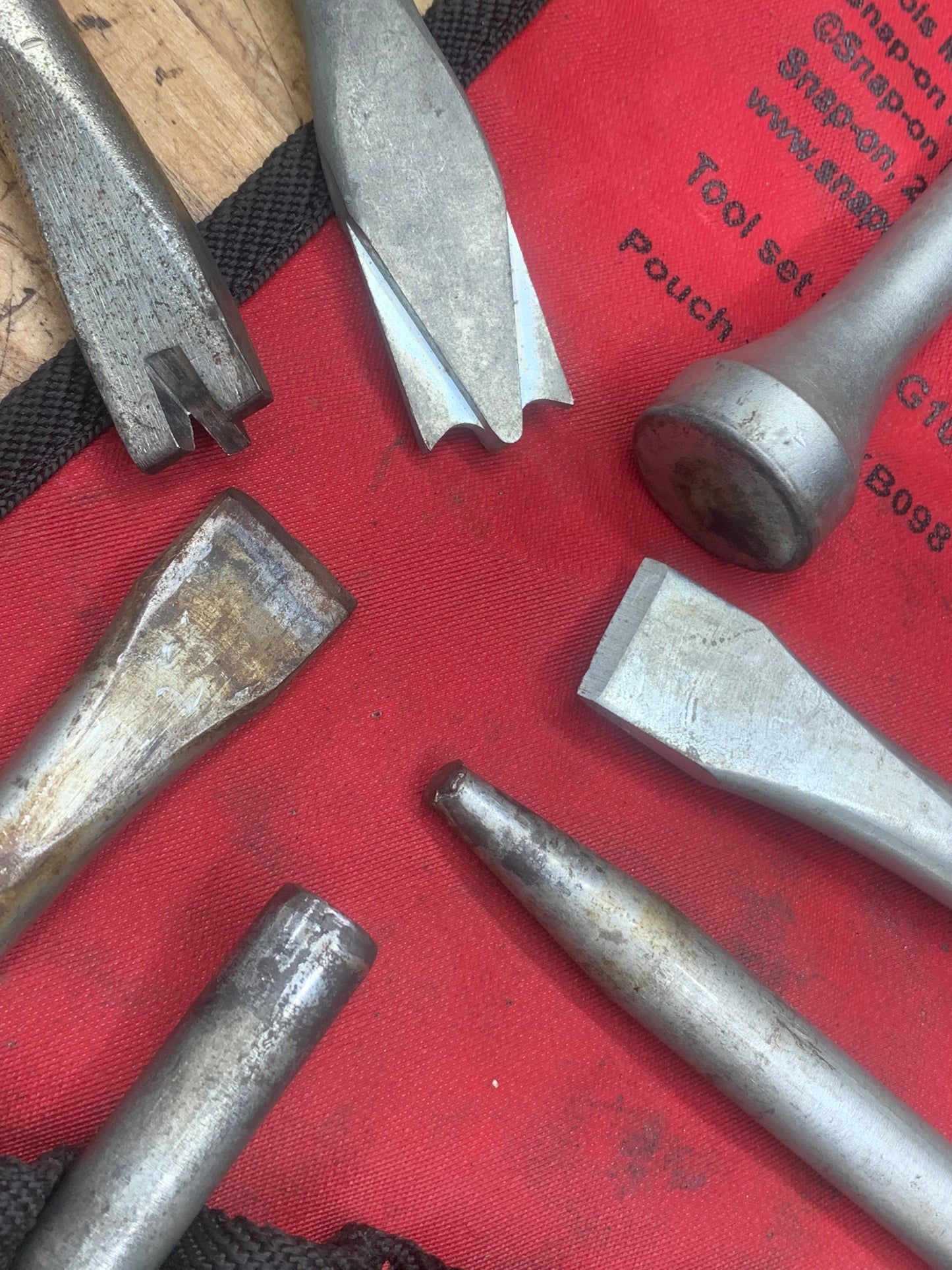 Snap On 6pc+1 Air Hammer Bit Set PHG1066BK