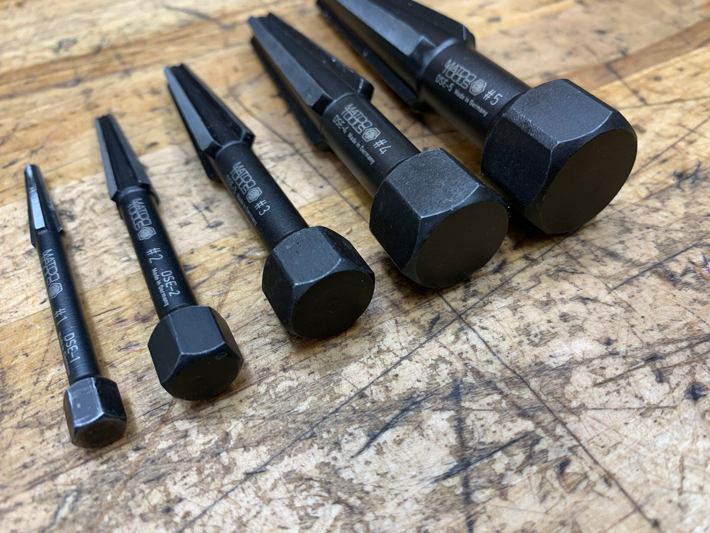Matco Dual Edge Screw Extractor Set Germany DSE5