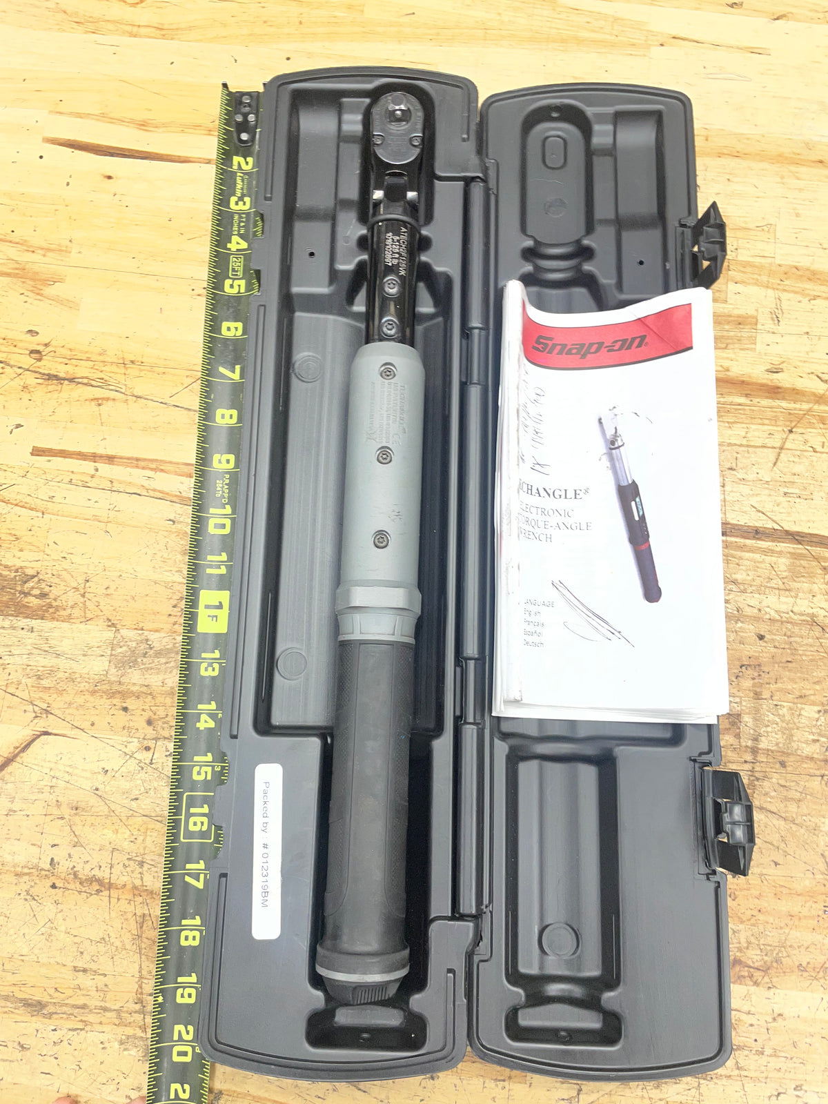 Snap On 3/8” Techangle 5-125 Ft.Lb. Digital Torque Wrench ATECH2F125VK
